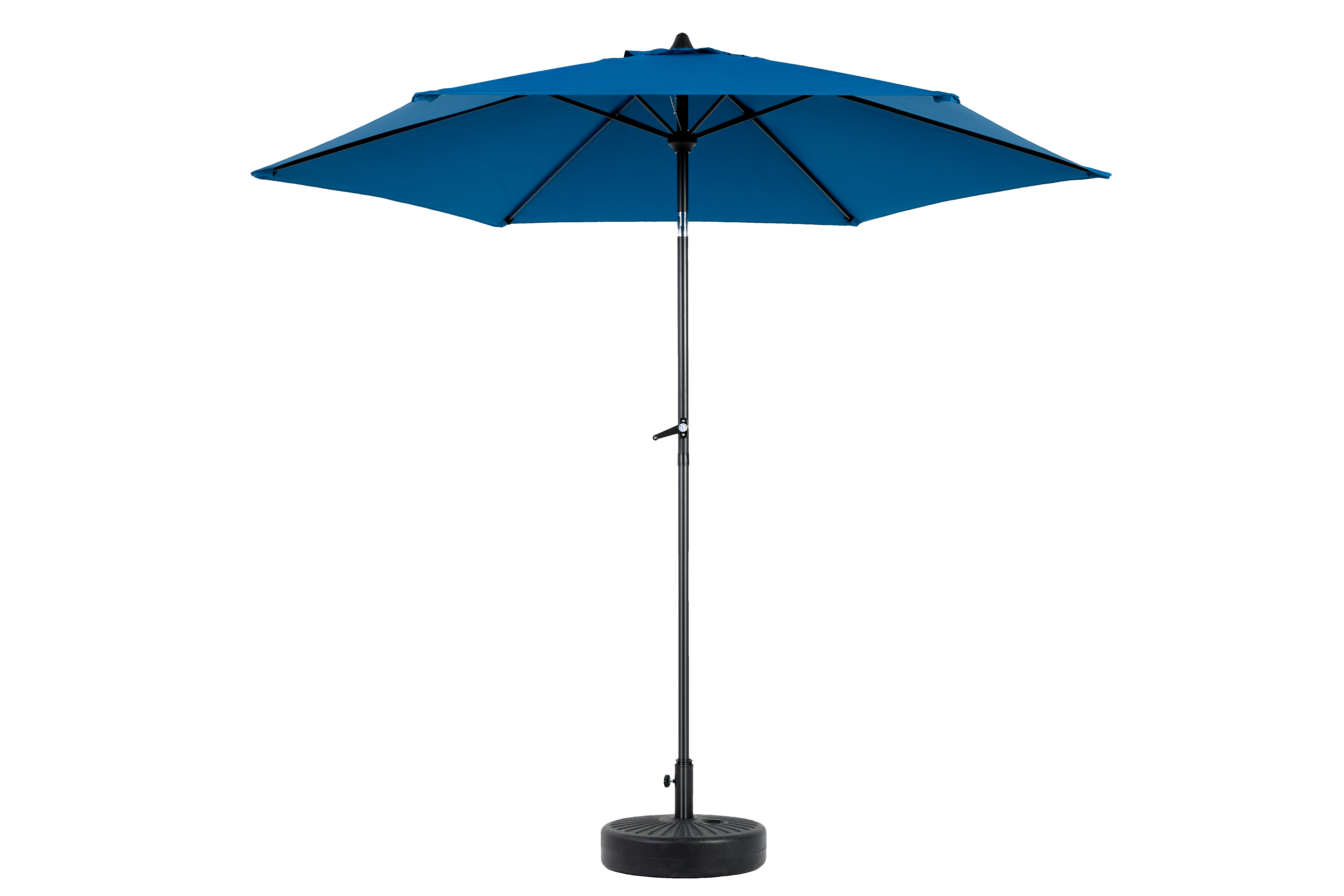 9' Outdoor Patio Umbrella Outdoor Table Umbrella with Push Button Tilt and Crank, Base Not Included