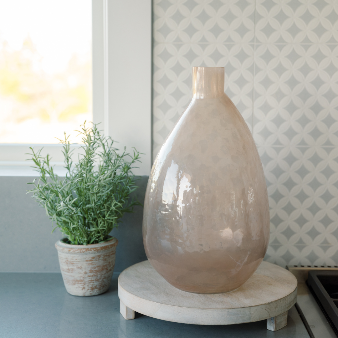 Blush Vase in Kitchen on CGH Cheese Board