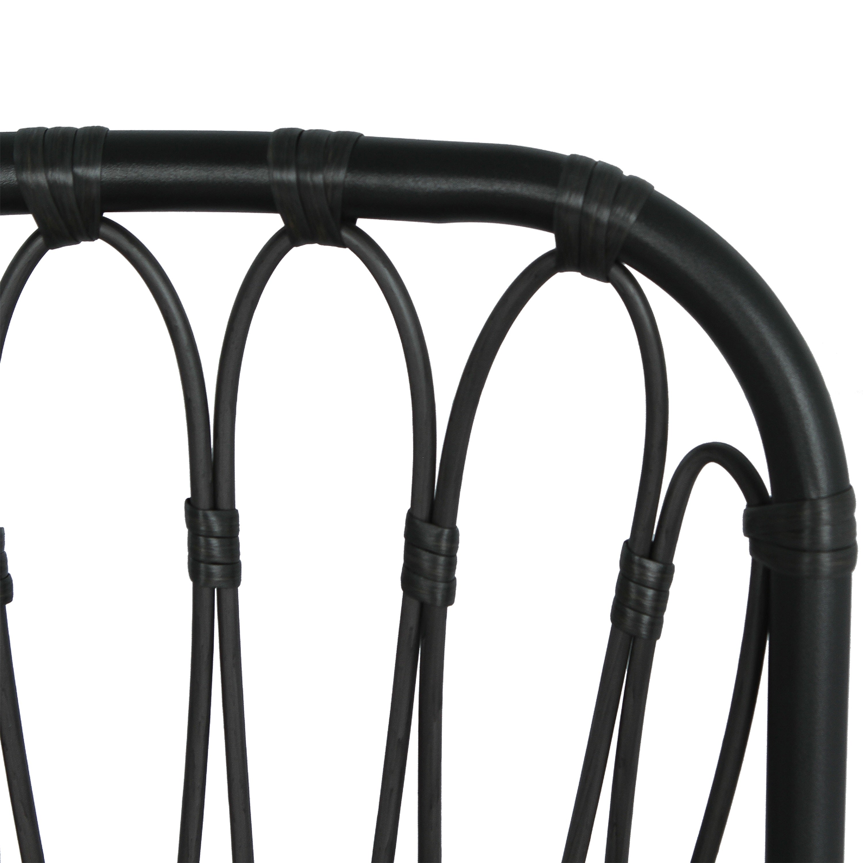Outdoor Faux Rattan Dining Chairs, Set of 2