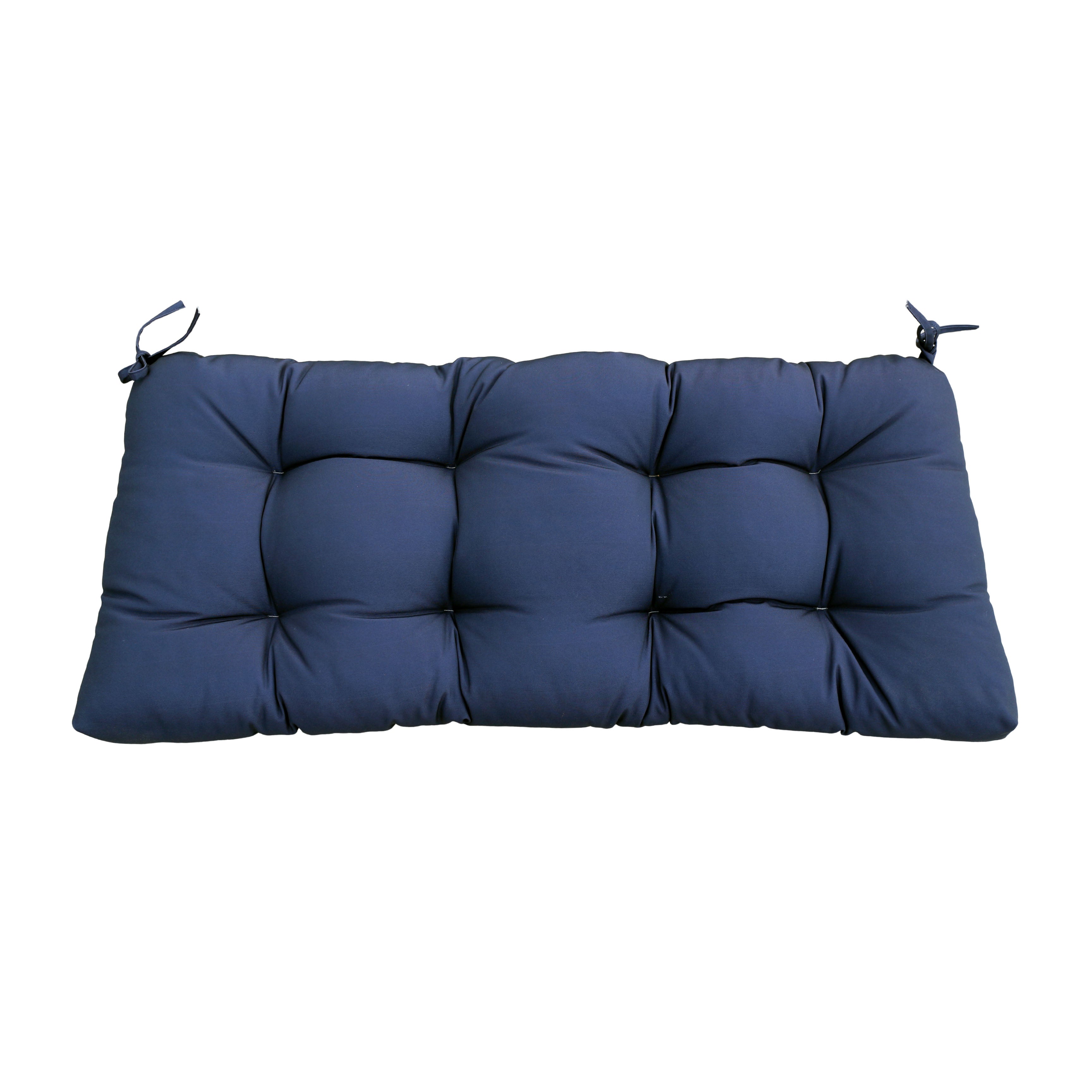 47" Tufted Outdoor Bench Cushion