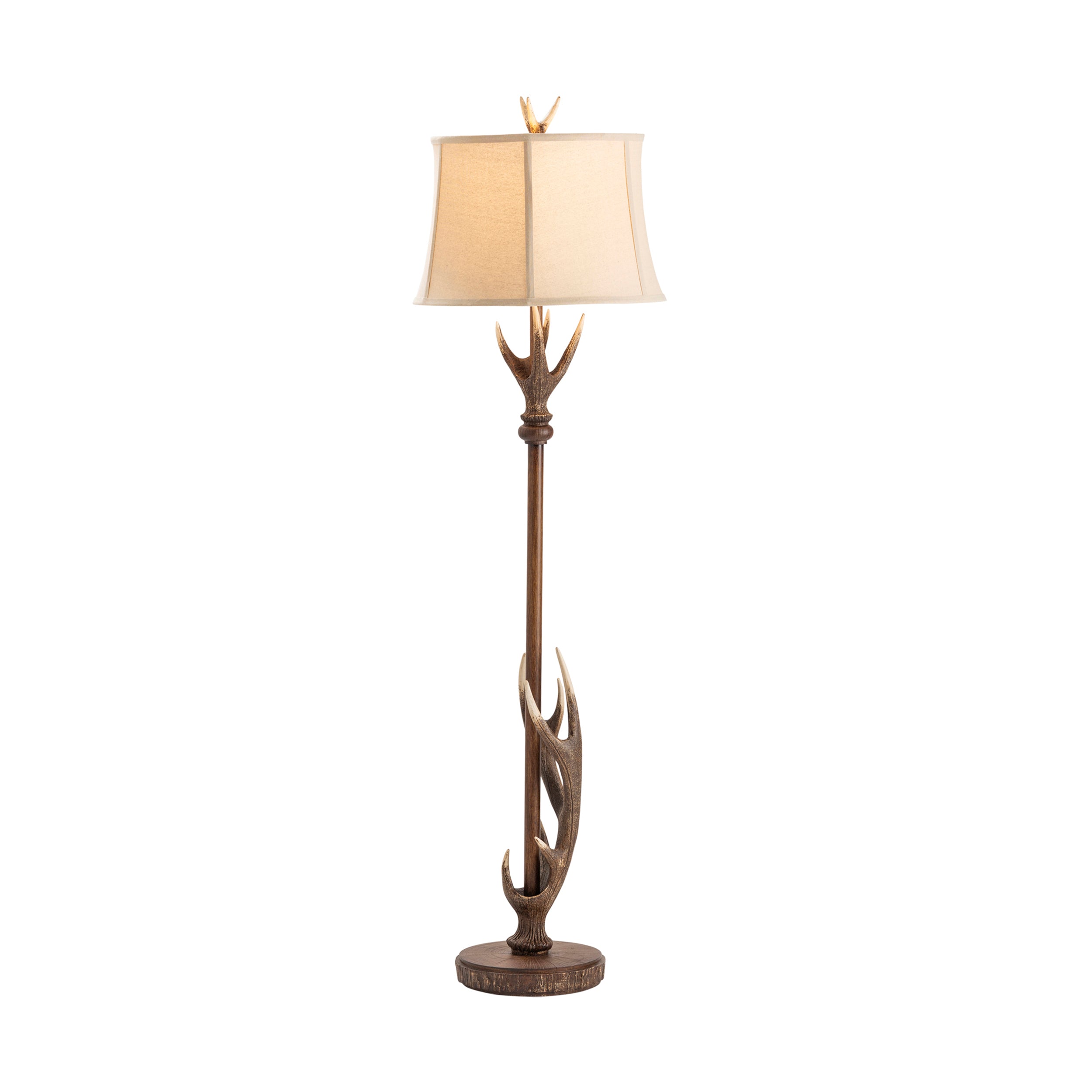 Resin Deer Antler  Floor Lamp