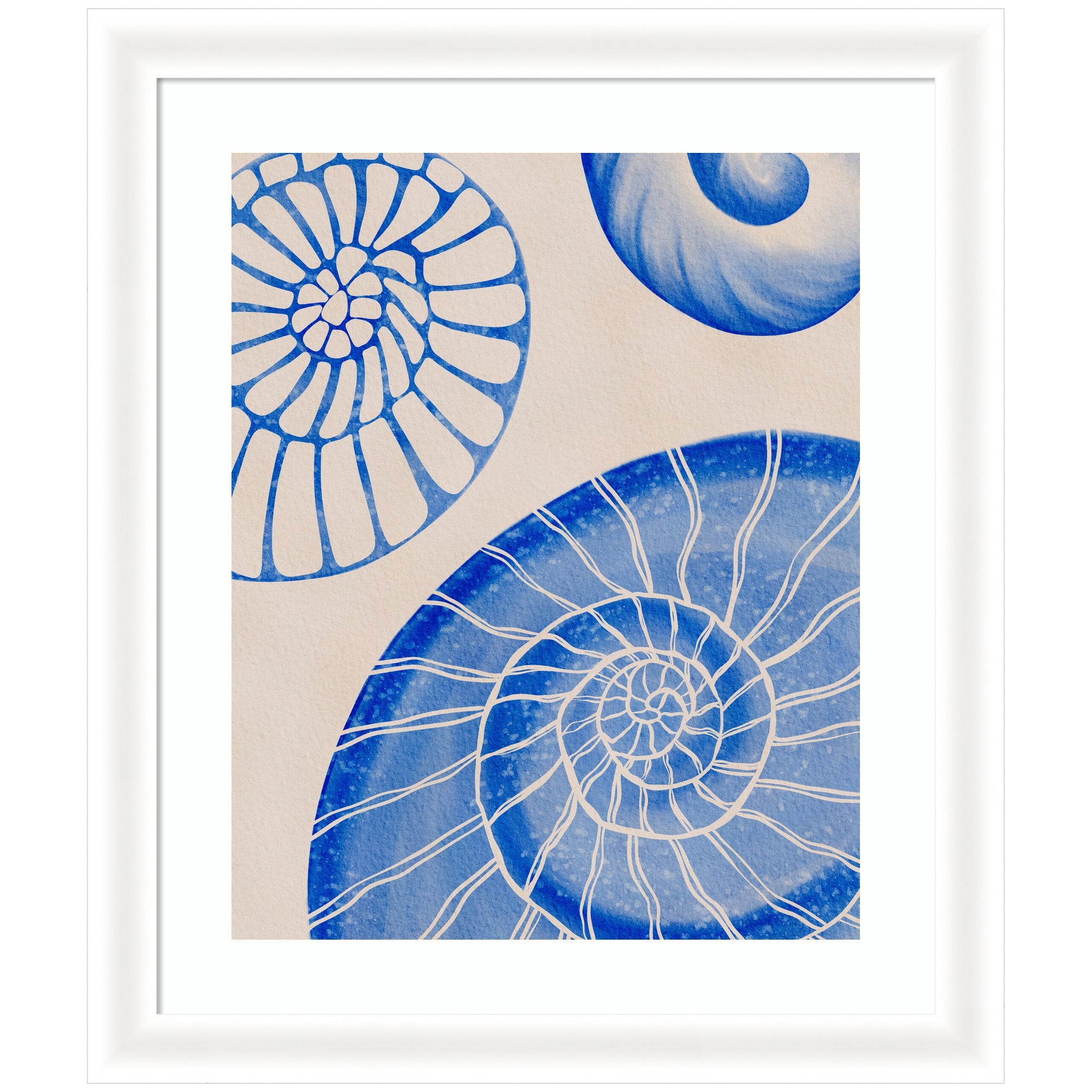 Framed Art Ocean Charms l by Nikita Jariwala