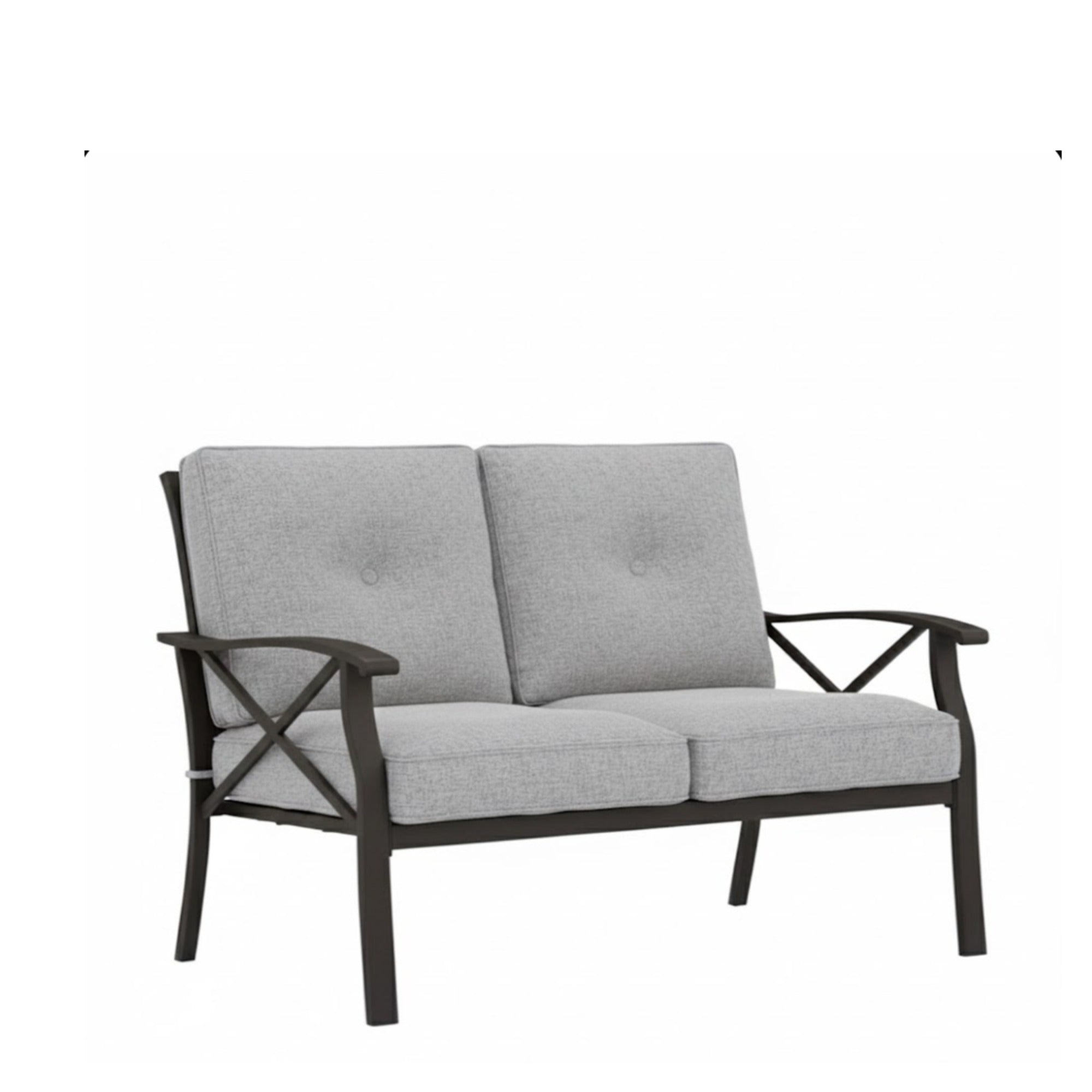 Marisol 48" All-Weather Metal Loveseat