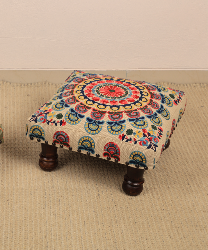 Mystic Mandala Foot Stool