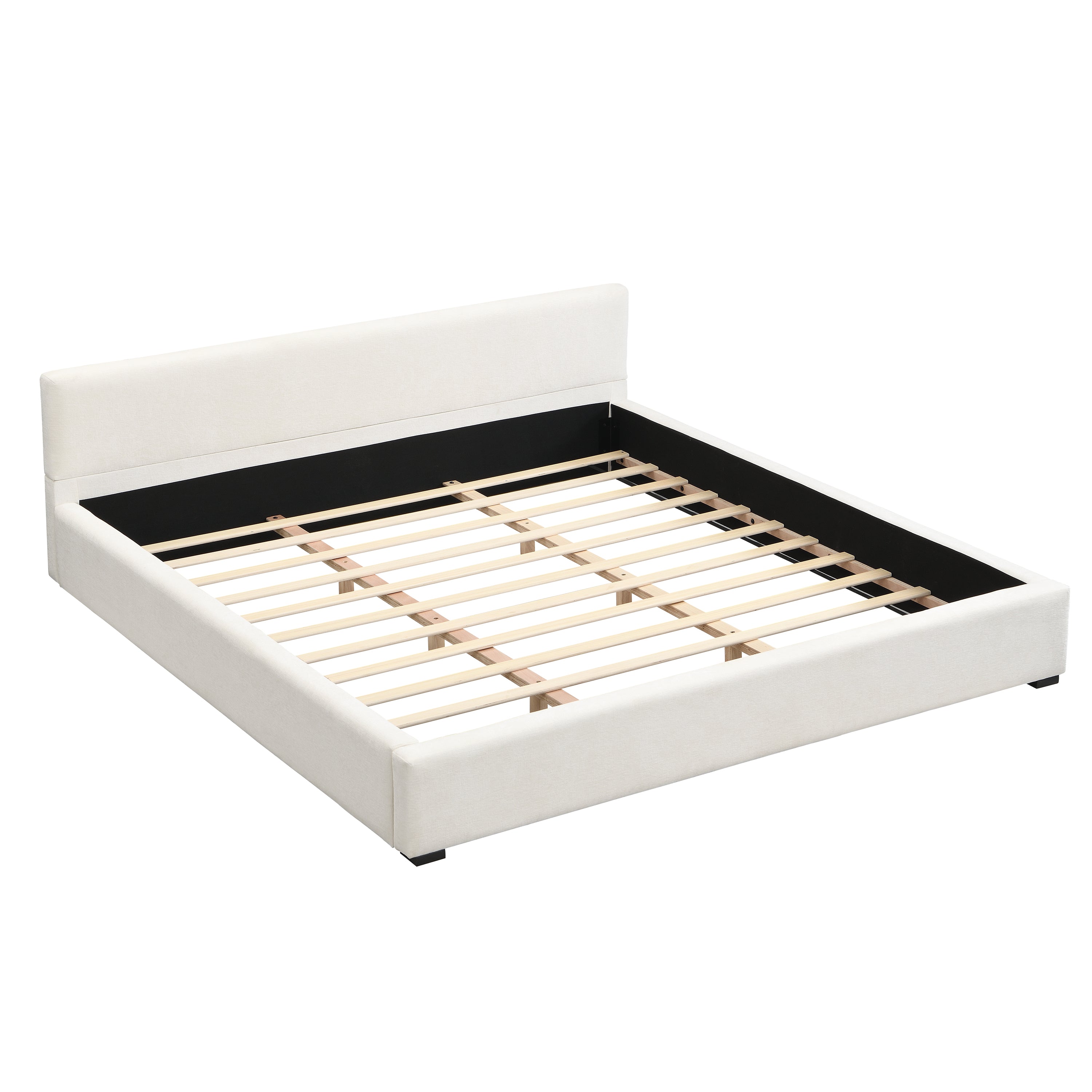 Elegant Wide-Edge Bed