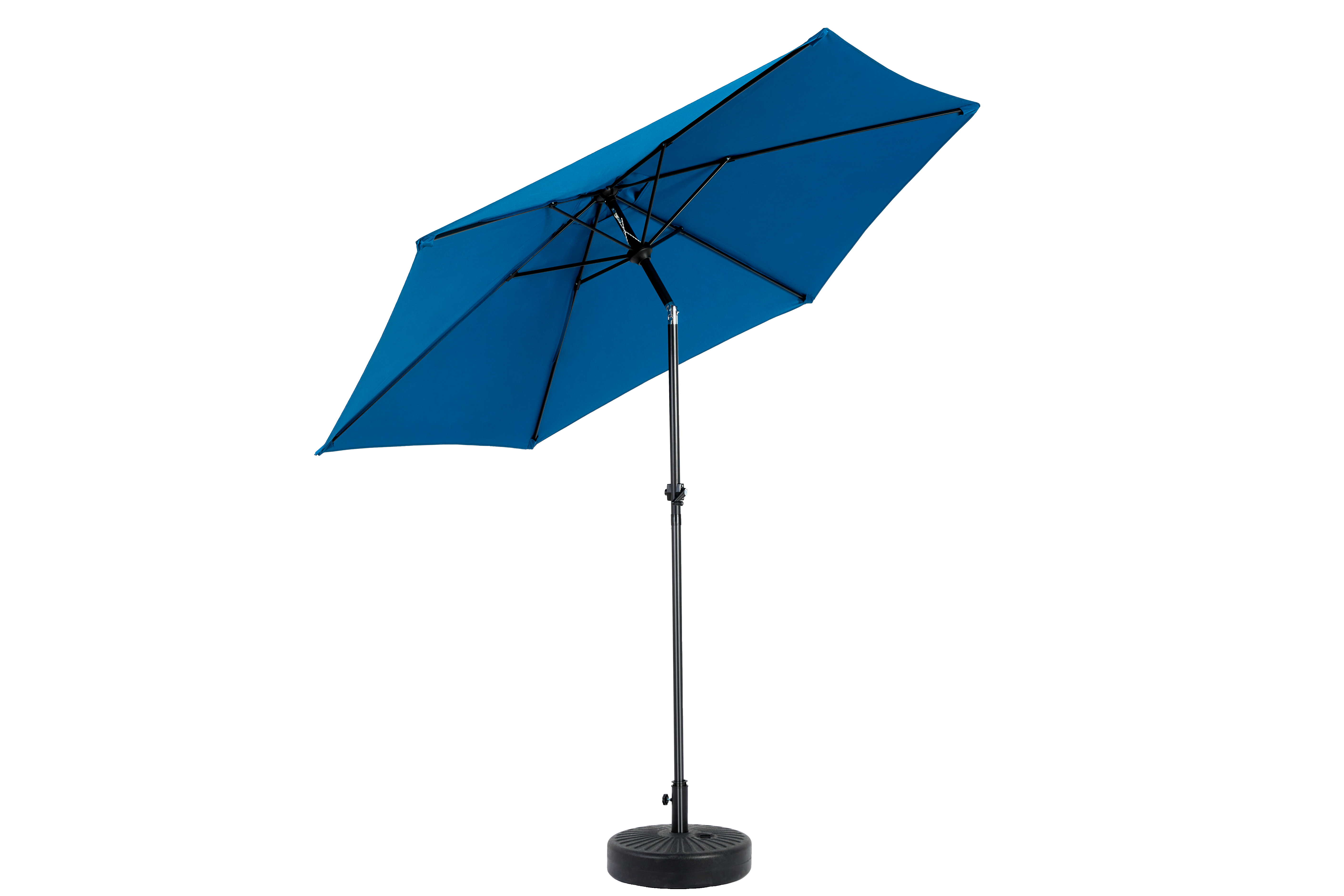 9' Outdoor Patio Umbrella Outdoor Table Umbrella with Push Button Tilt and Crank, Base Not Included