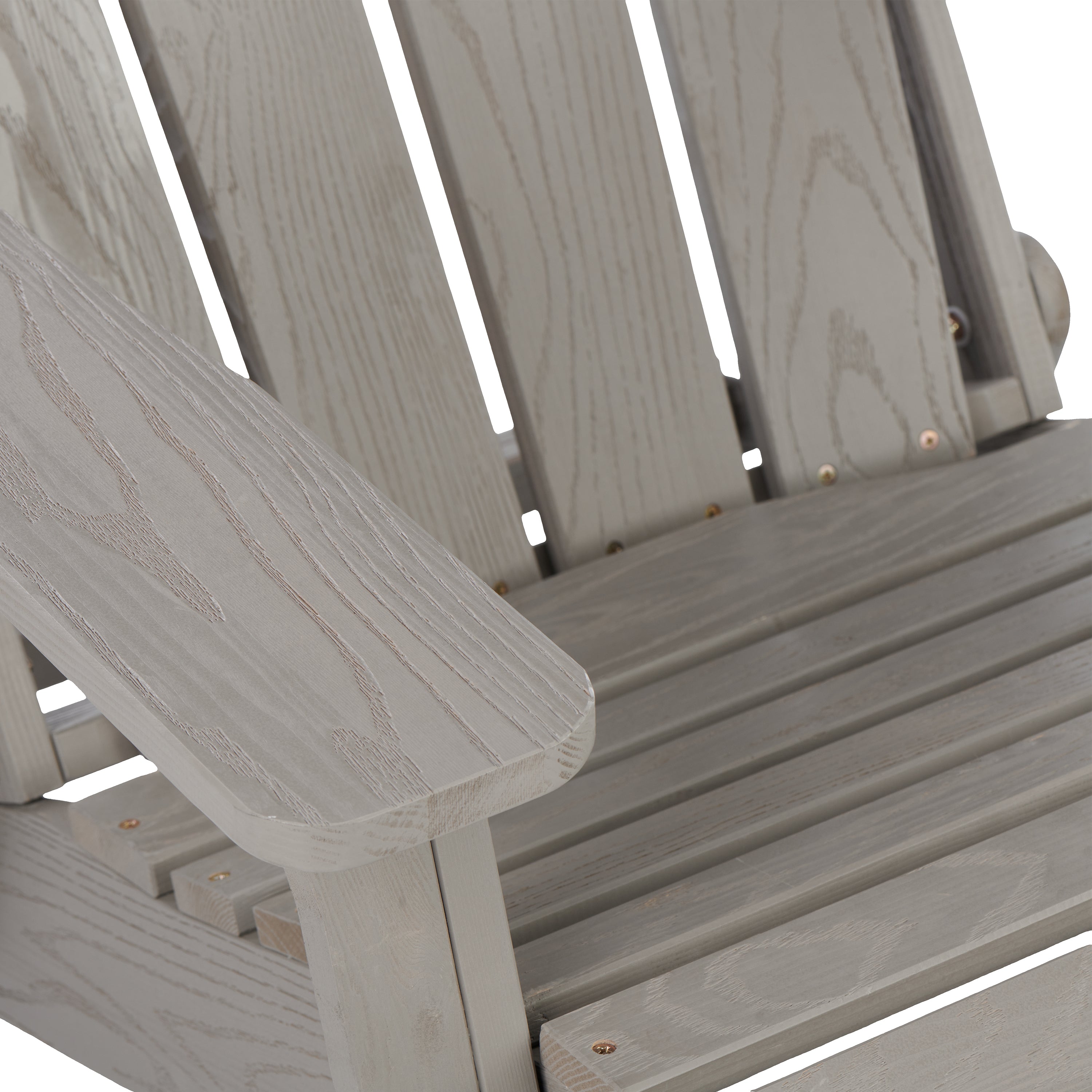 Oversized Wooden Outdoor Folding Adirondack Chair