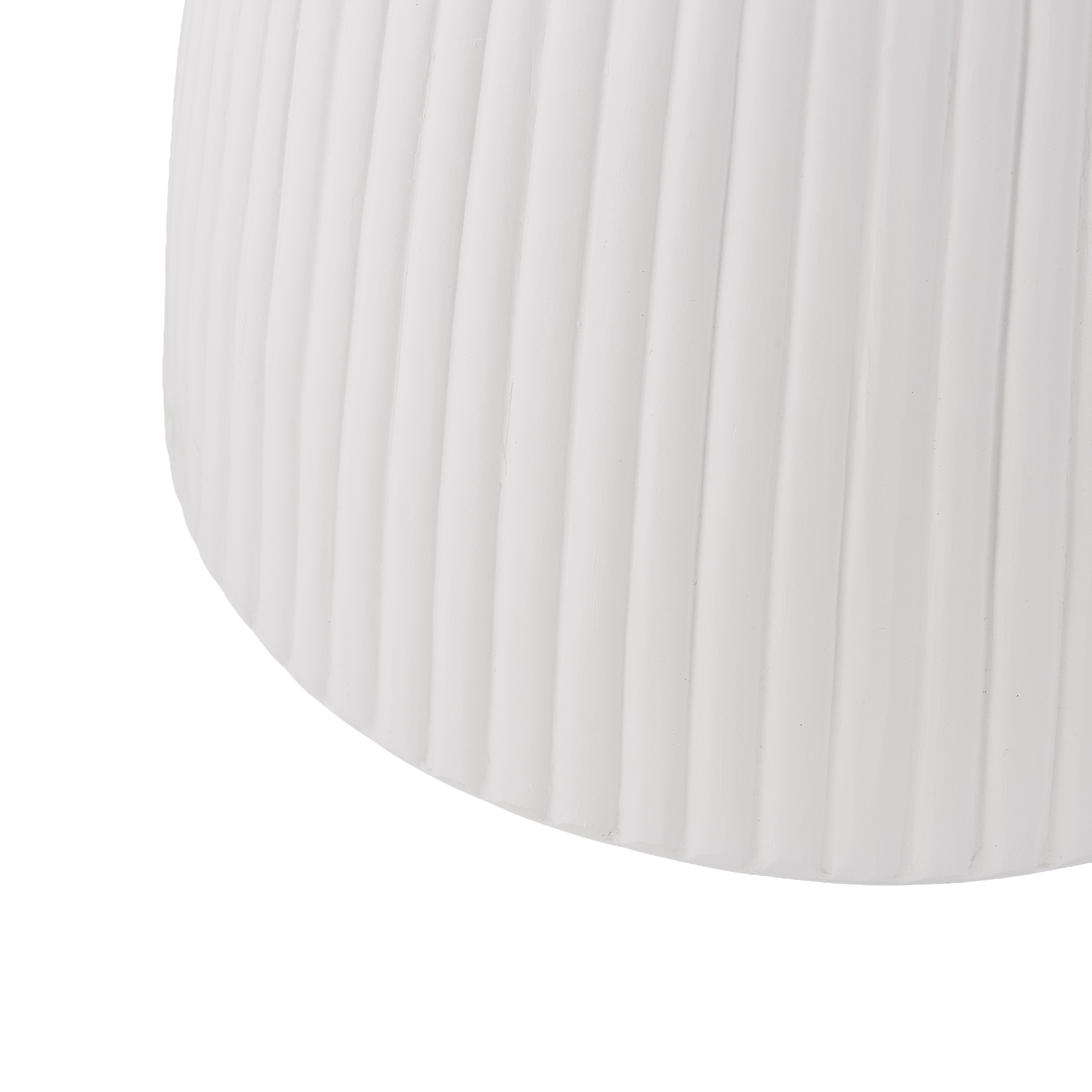 Outdoor Fluted Pedestal Side Table
