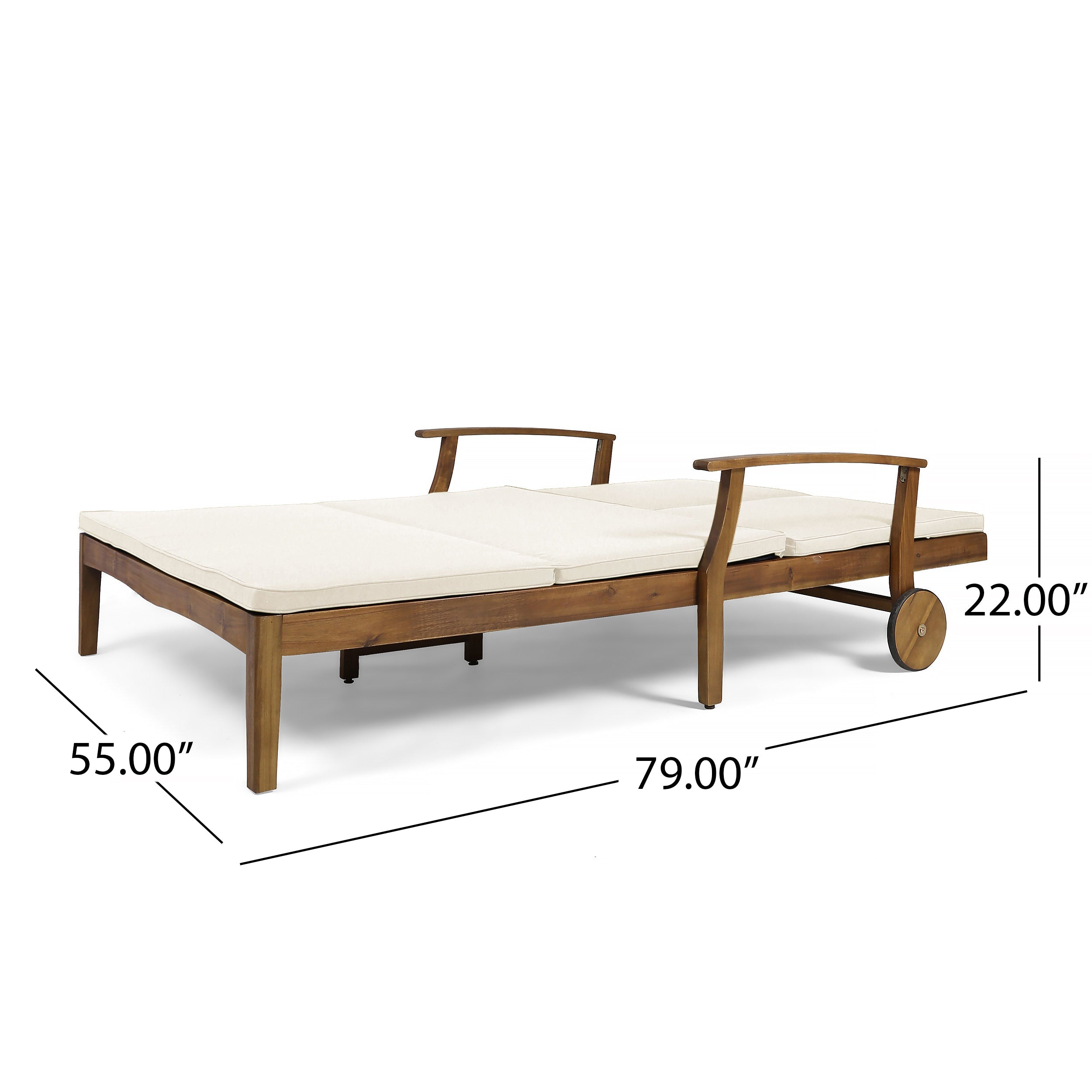 Perla Double Chaise Lounge