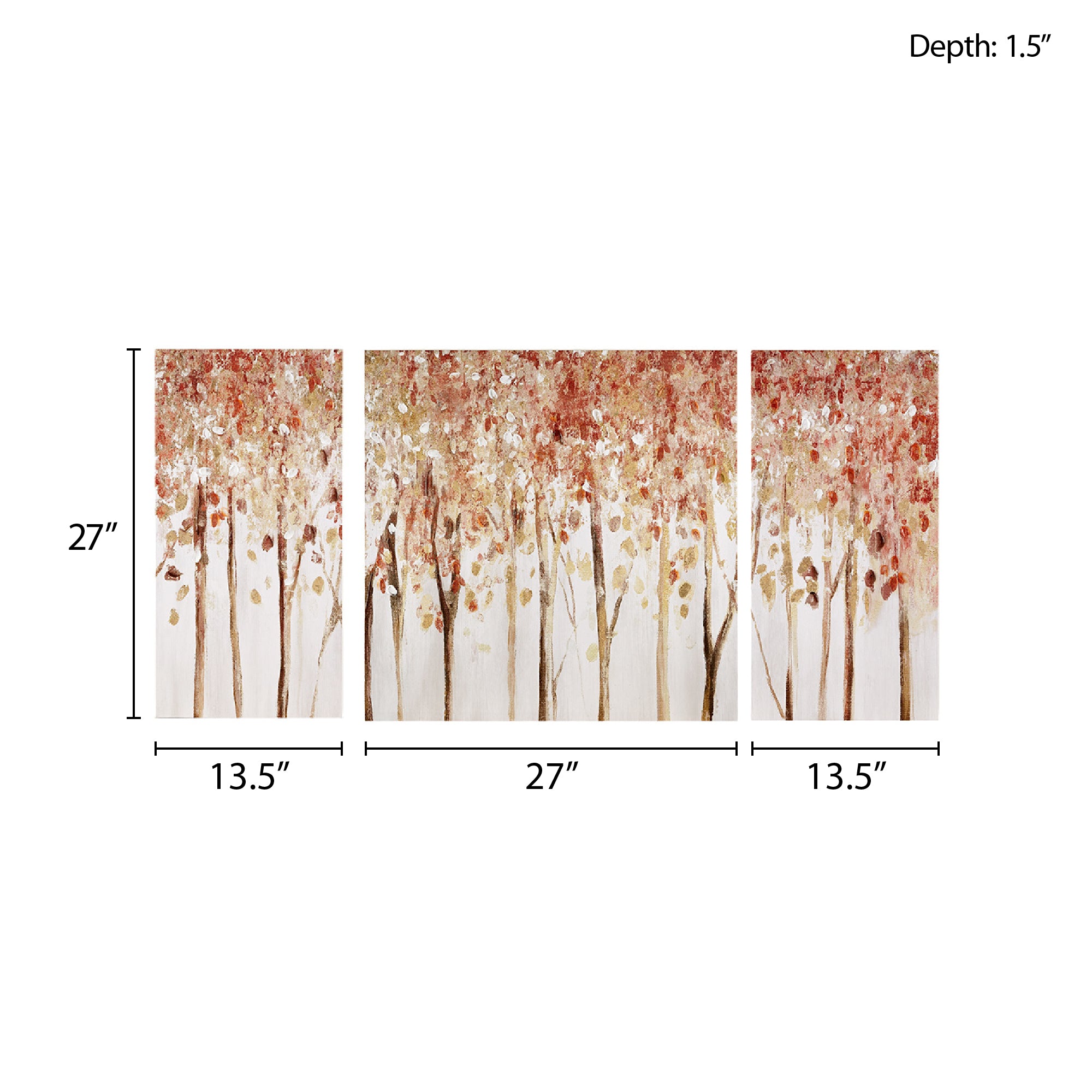 Cultivar 3-Piece Canvas Wall Art Set