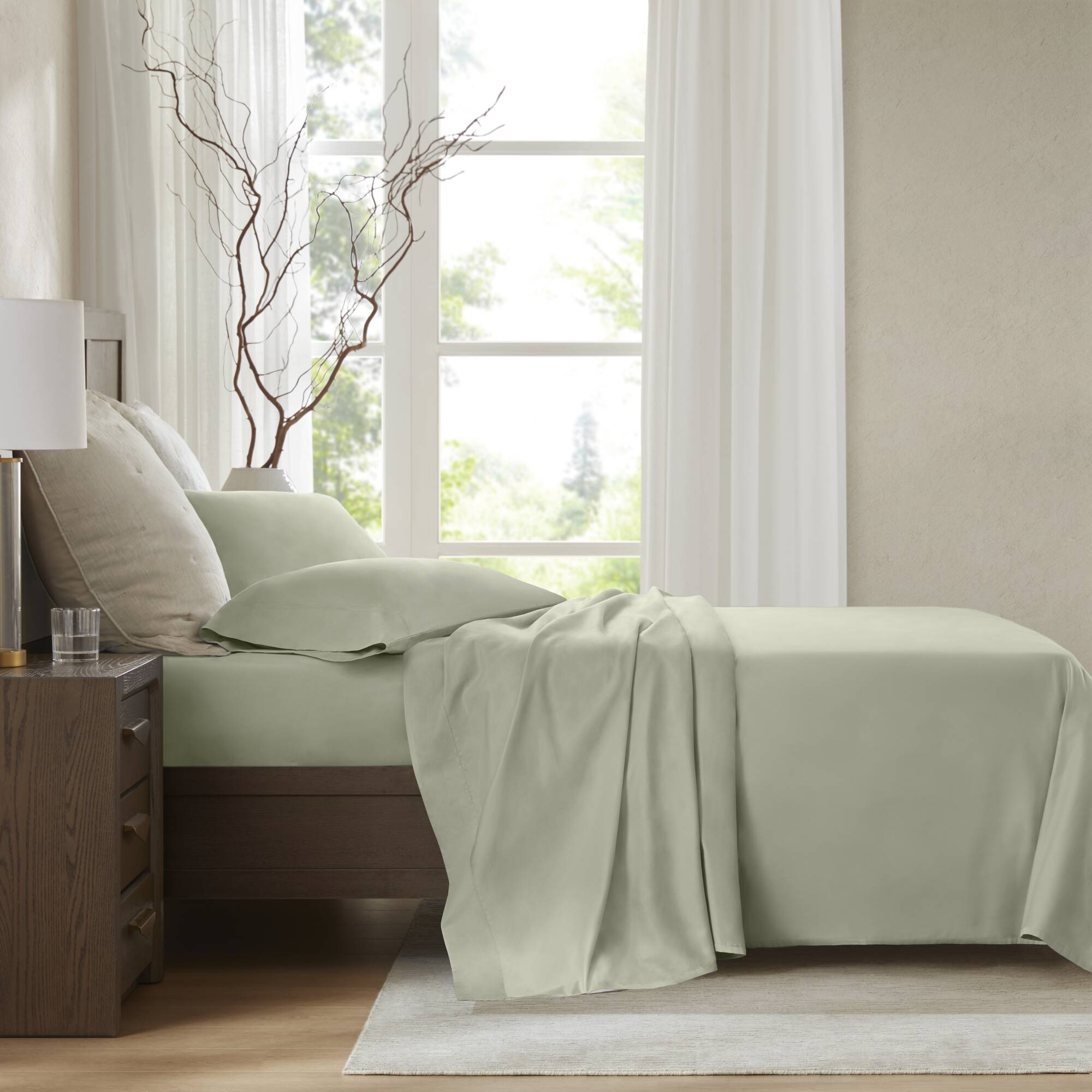 100% Egyptian Cotton Sateen Sheet Set