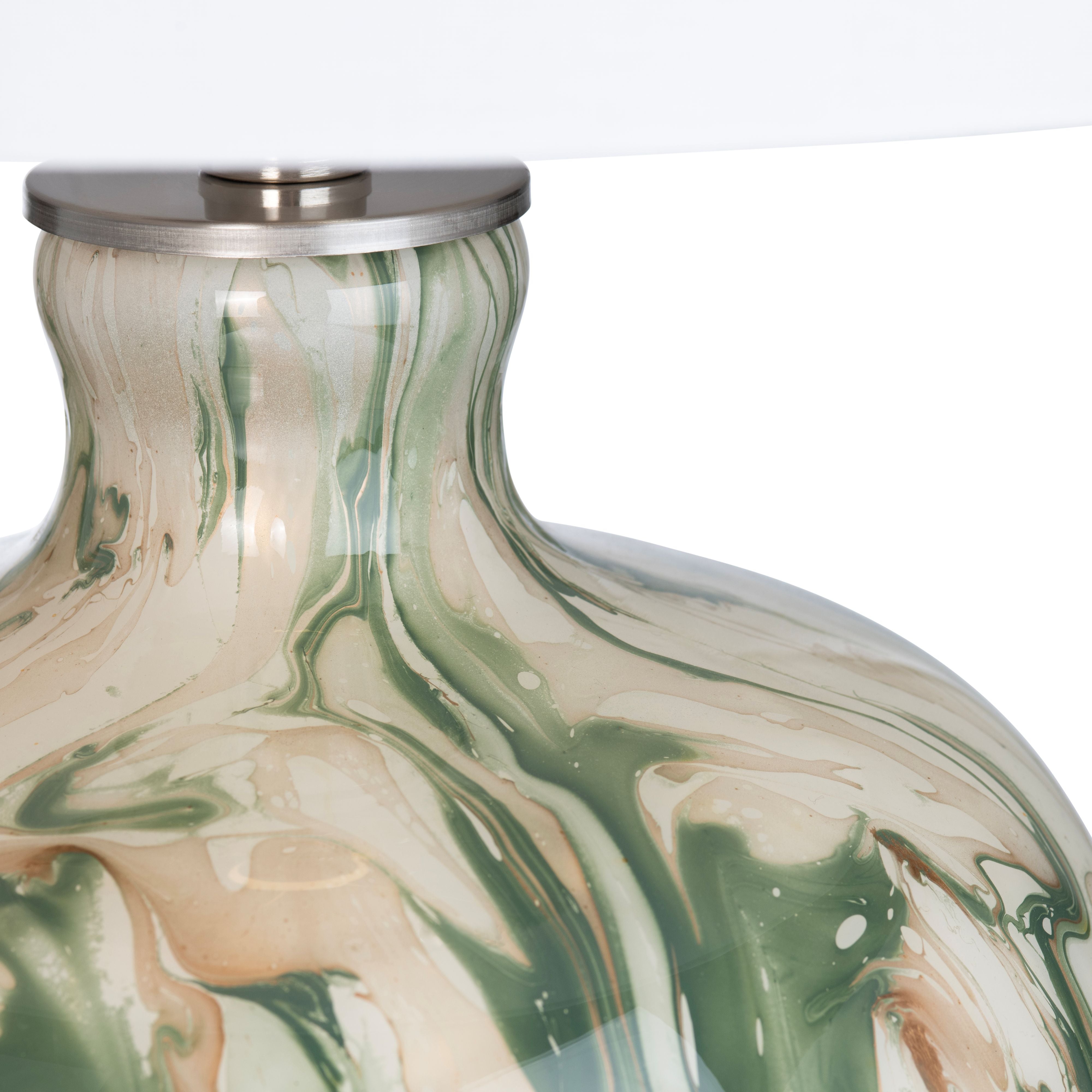 Hand Finished Glass Table Lamp
