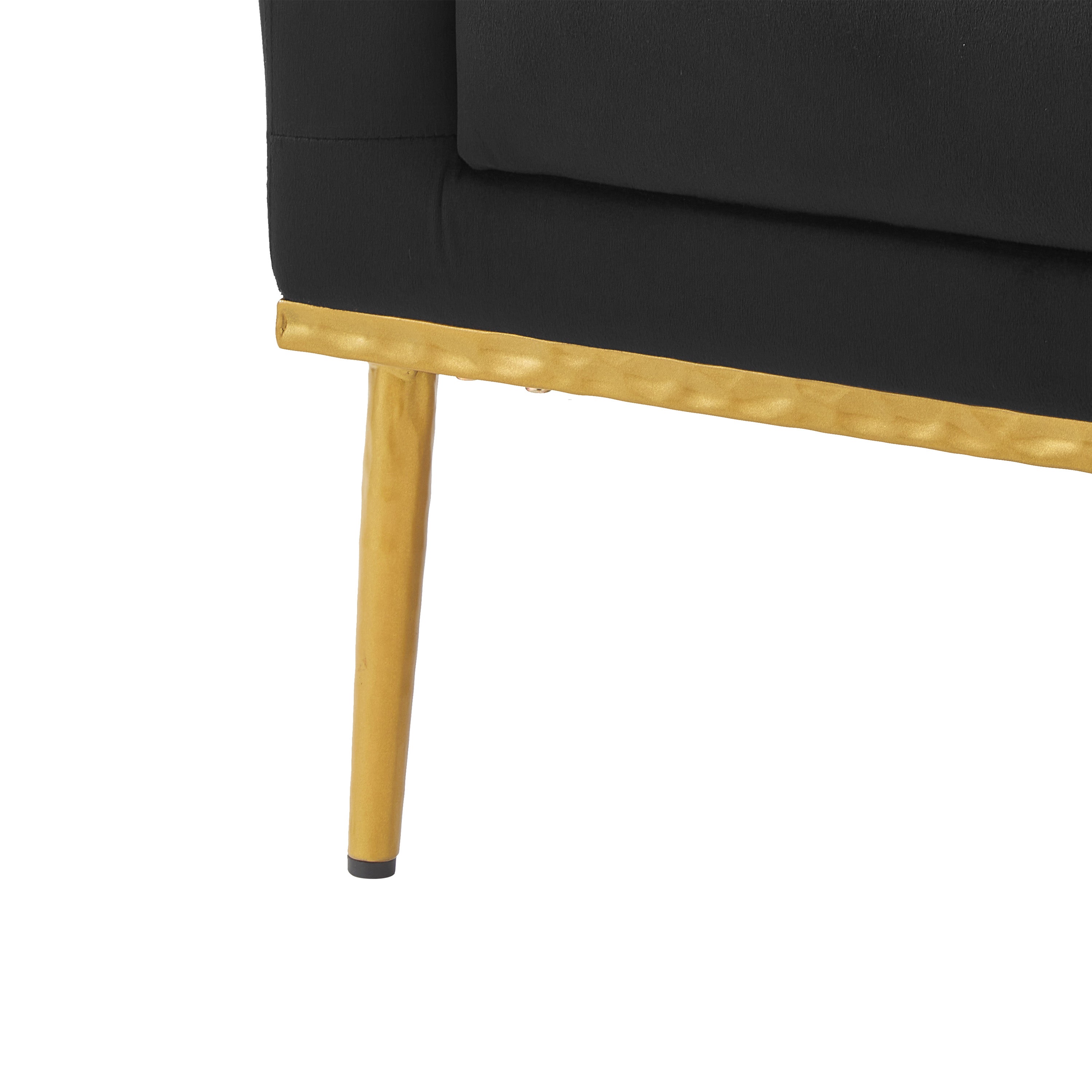 Modern Armchair Velvet Accent Chair Reading Chair Single Sofa Chair for Living Room, Bedroom, or Reading Corner, Beige