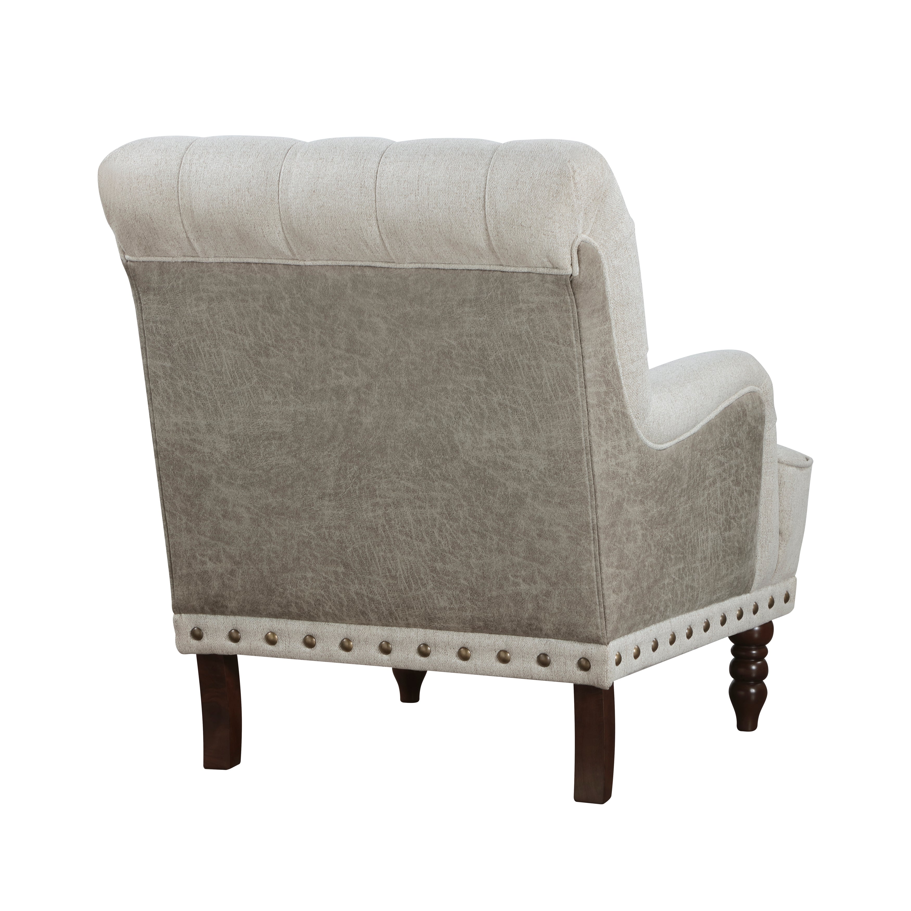 Button-Tufted Accent Chair