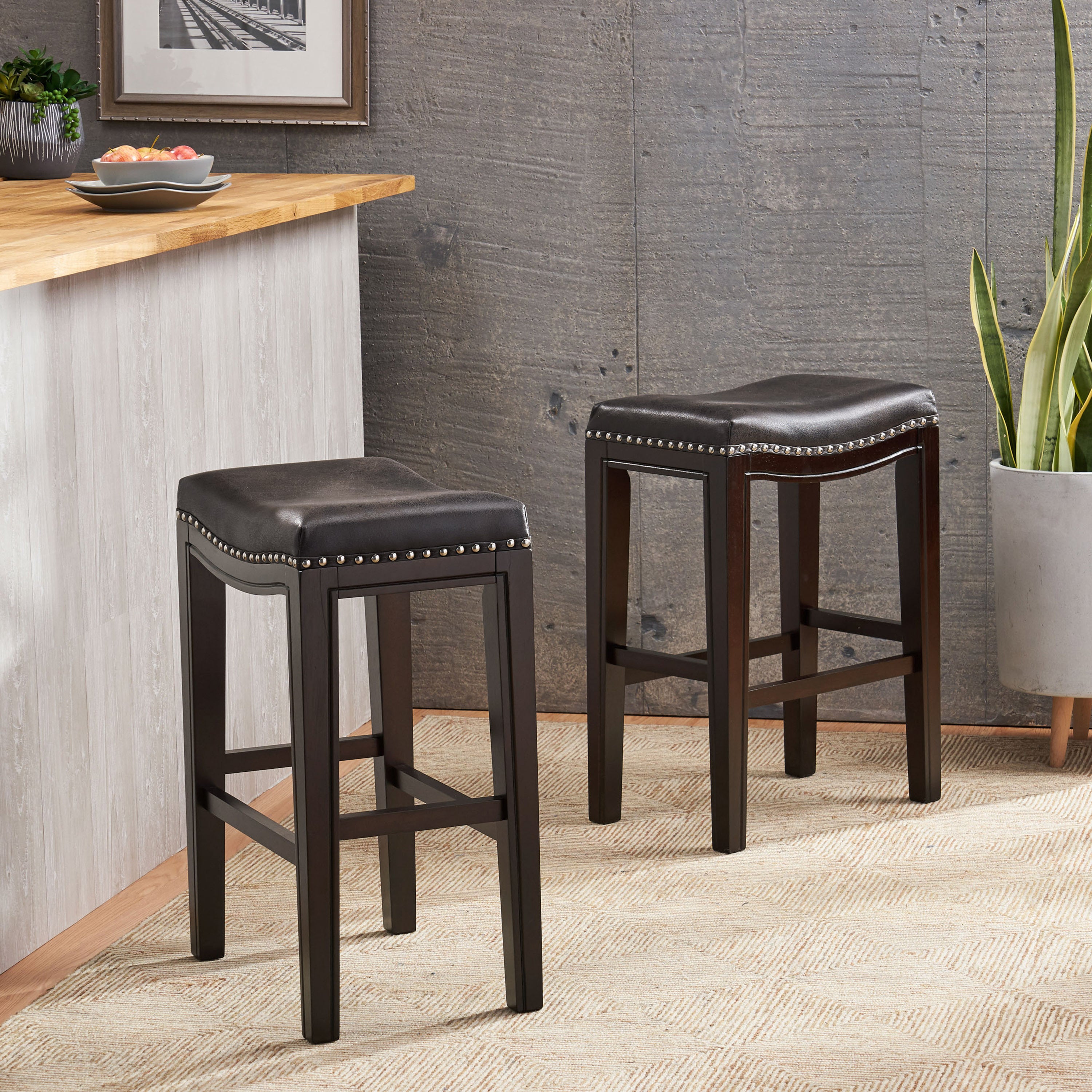 Tiffin Tufted Counter Stool, Set of 2