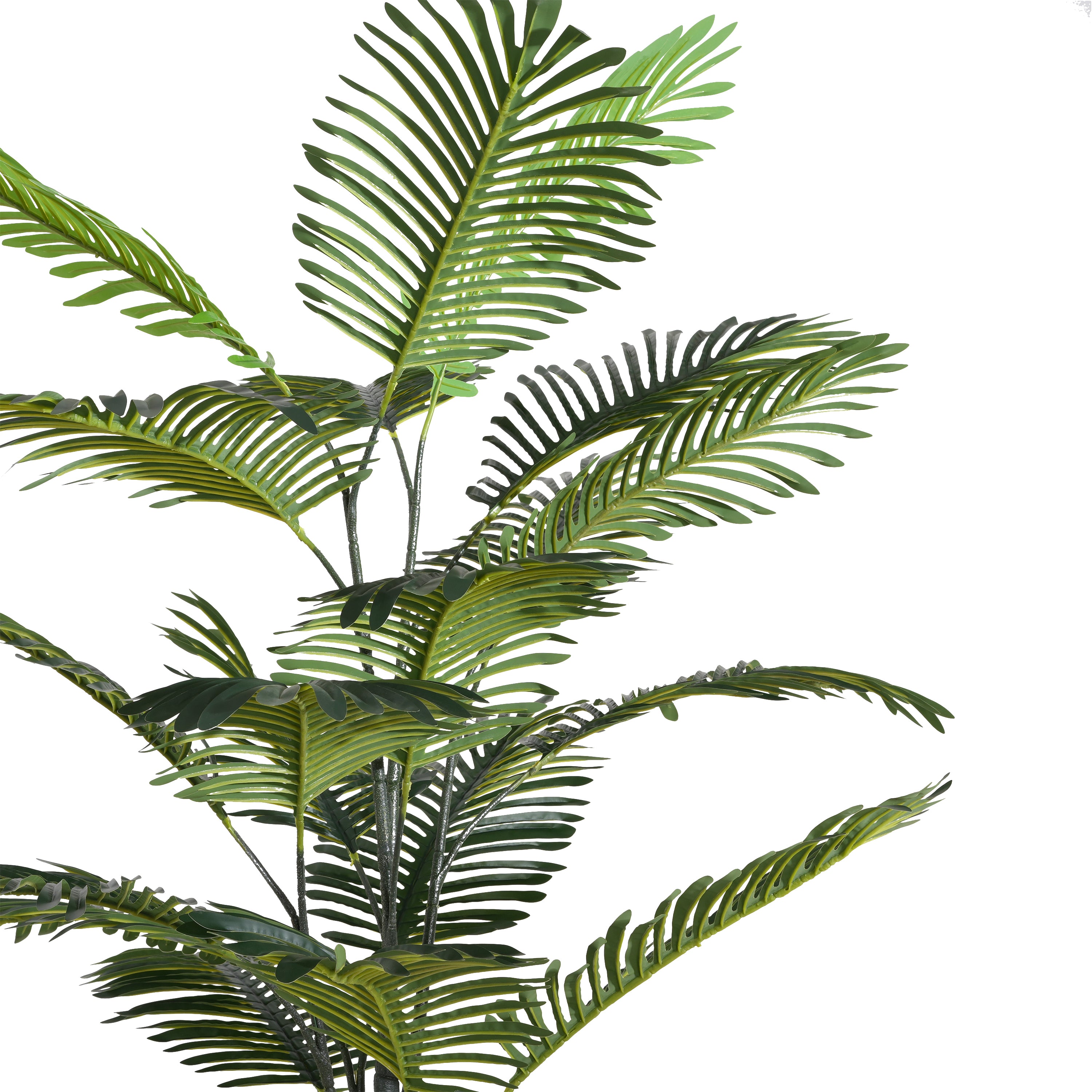 86" Artificial Palm Tree with Black Plastic Pot
