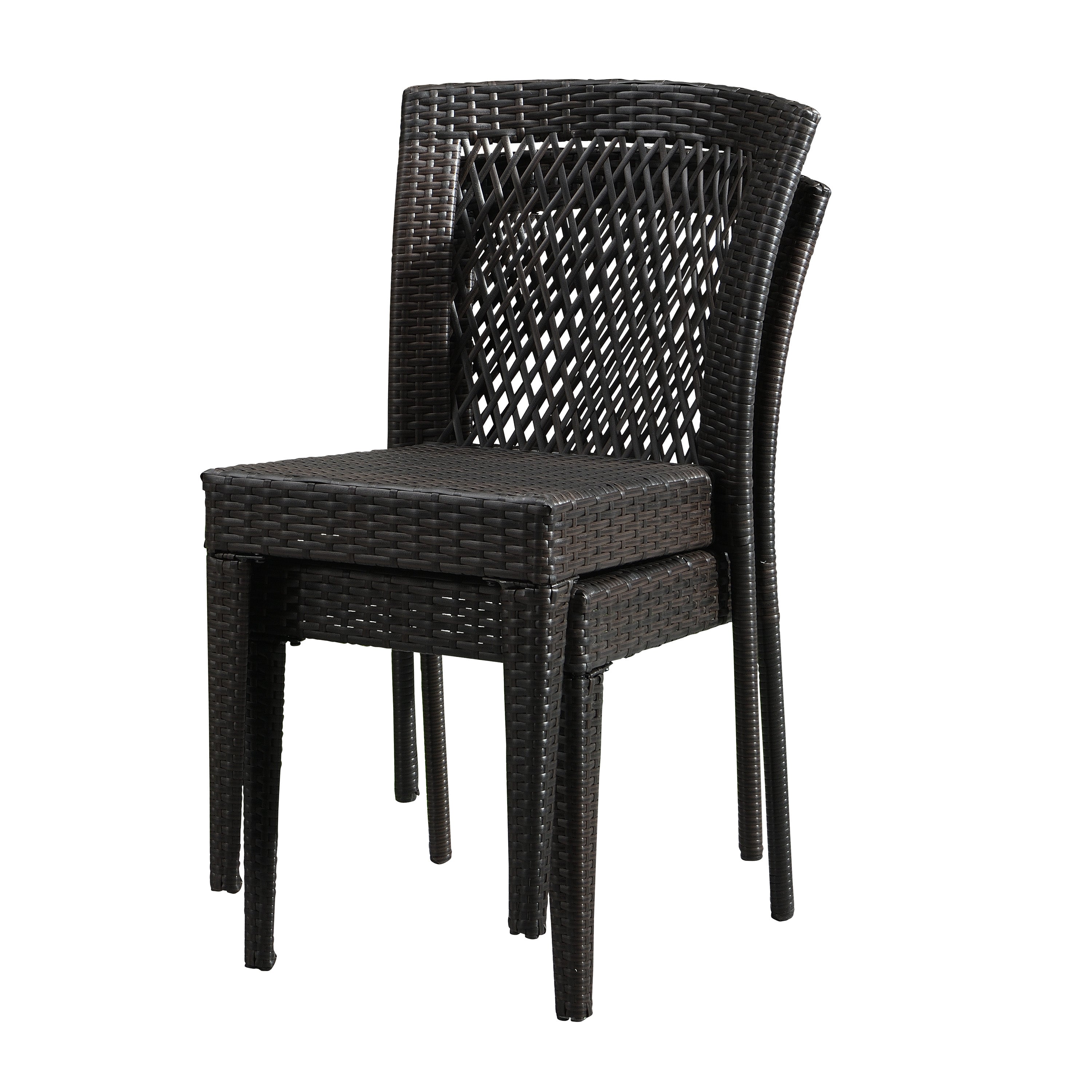 Farley Stacking Outdoor Dining Chairs, Set of 2