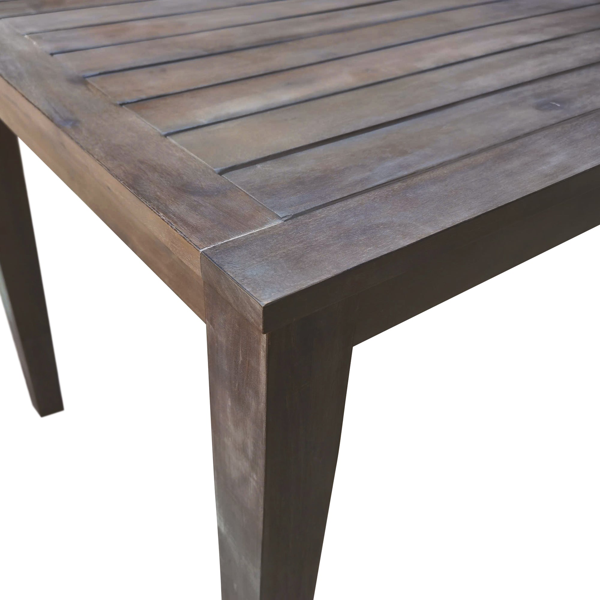 Acacia Wood Outdoor Dining Set with Table And 6 Chairs