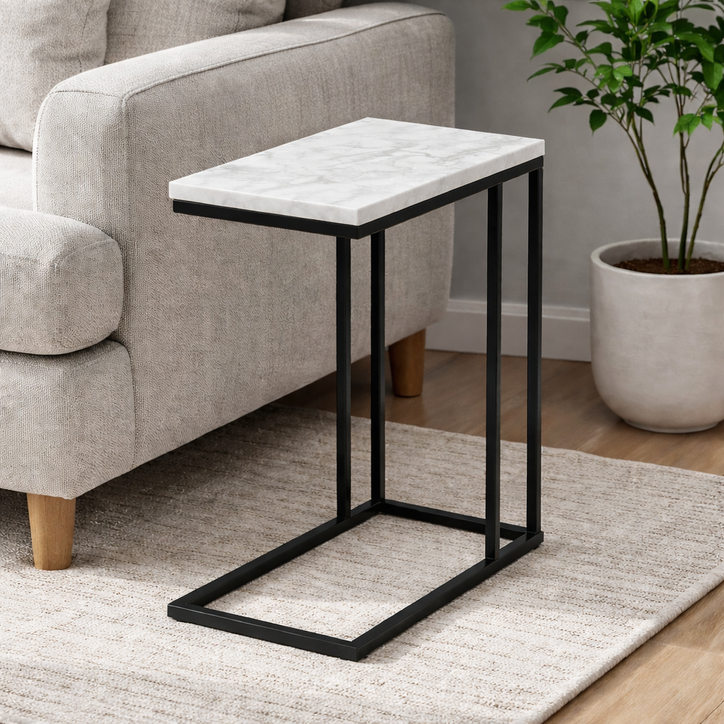 C Table with Marble Top