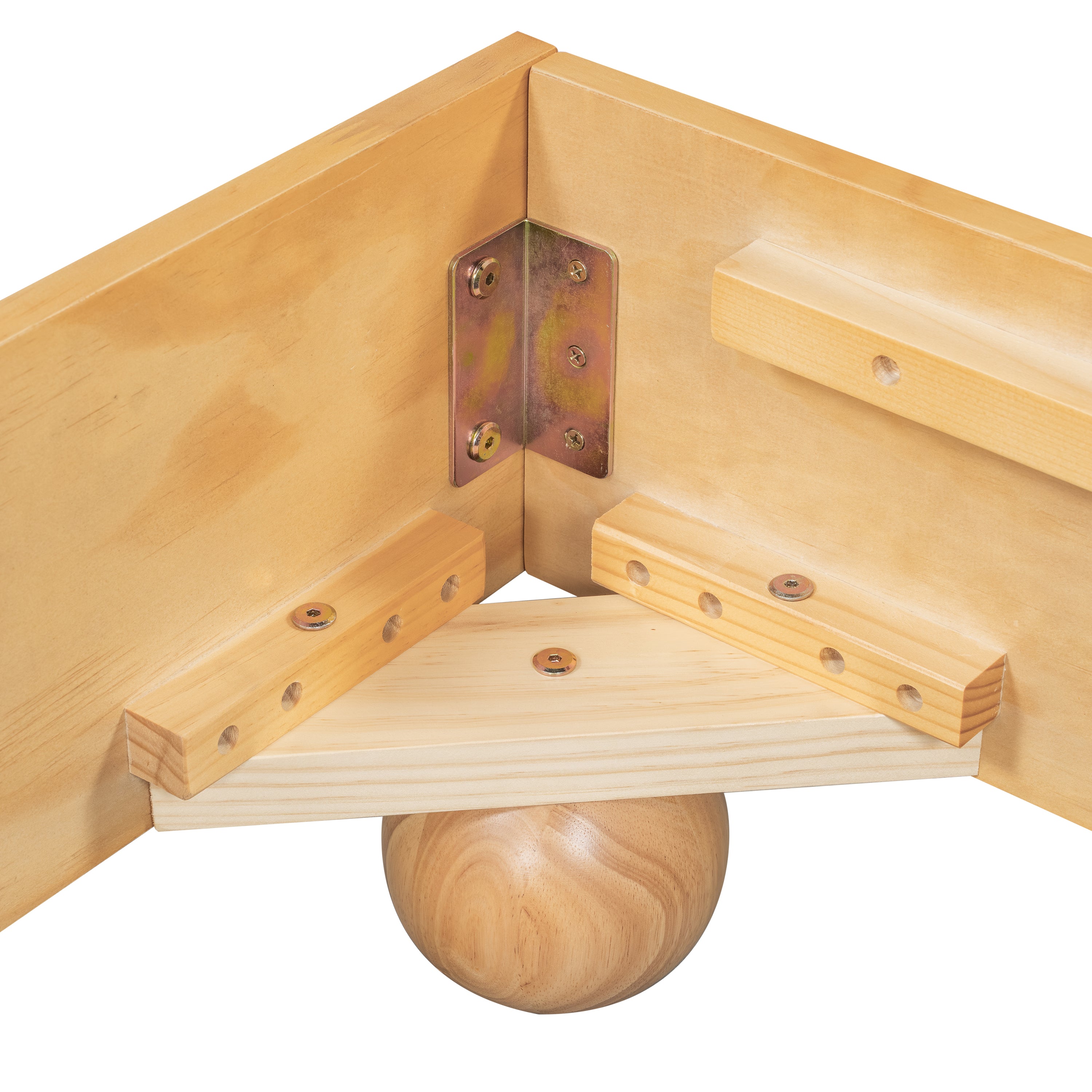 Bed Frame With Reeded Headboard