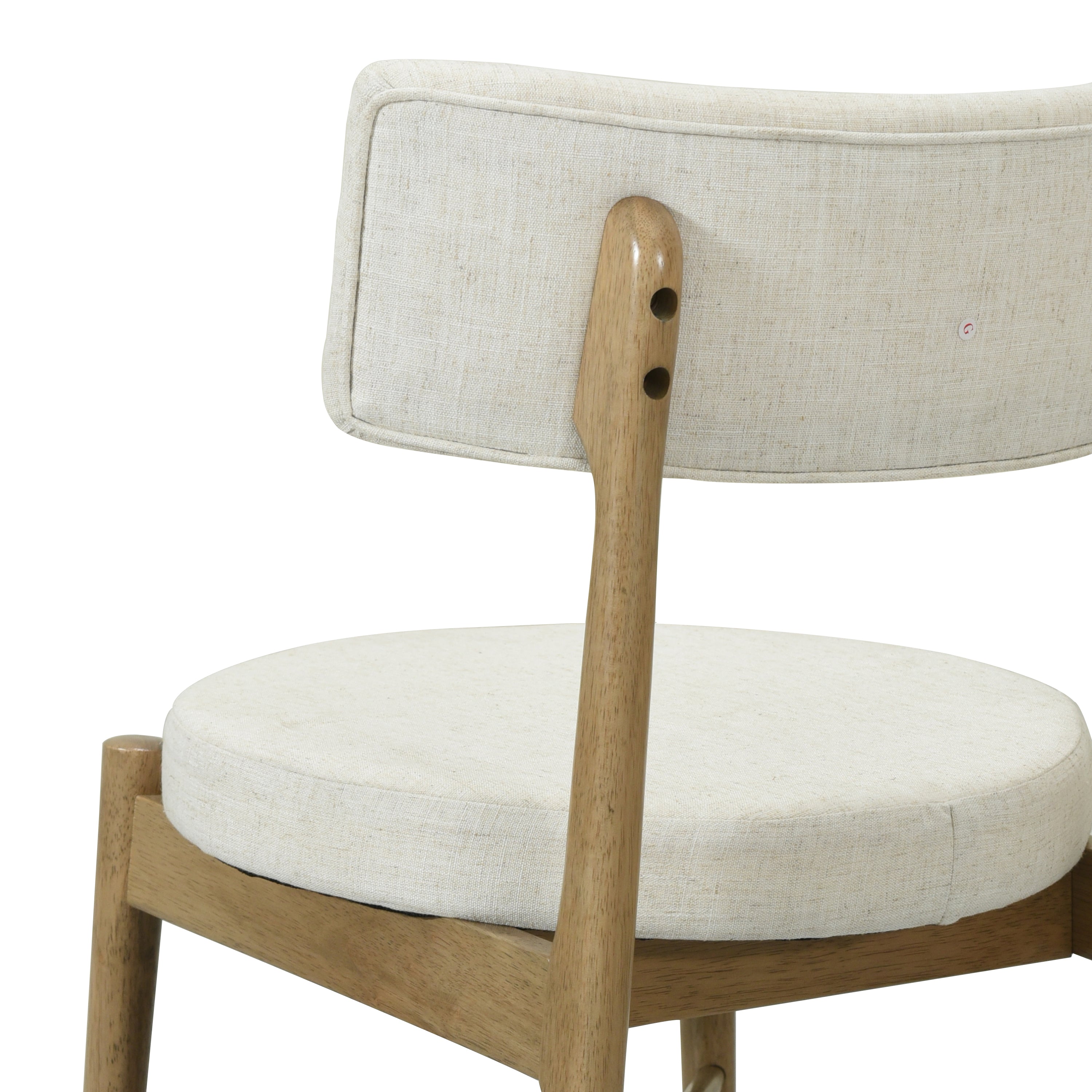Harveston Mid Century Modern Boucle Upholstered Counter Stools, Set of 2