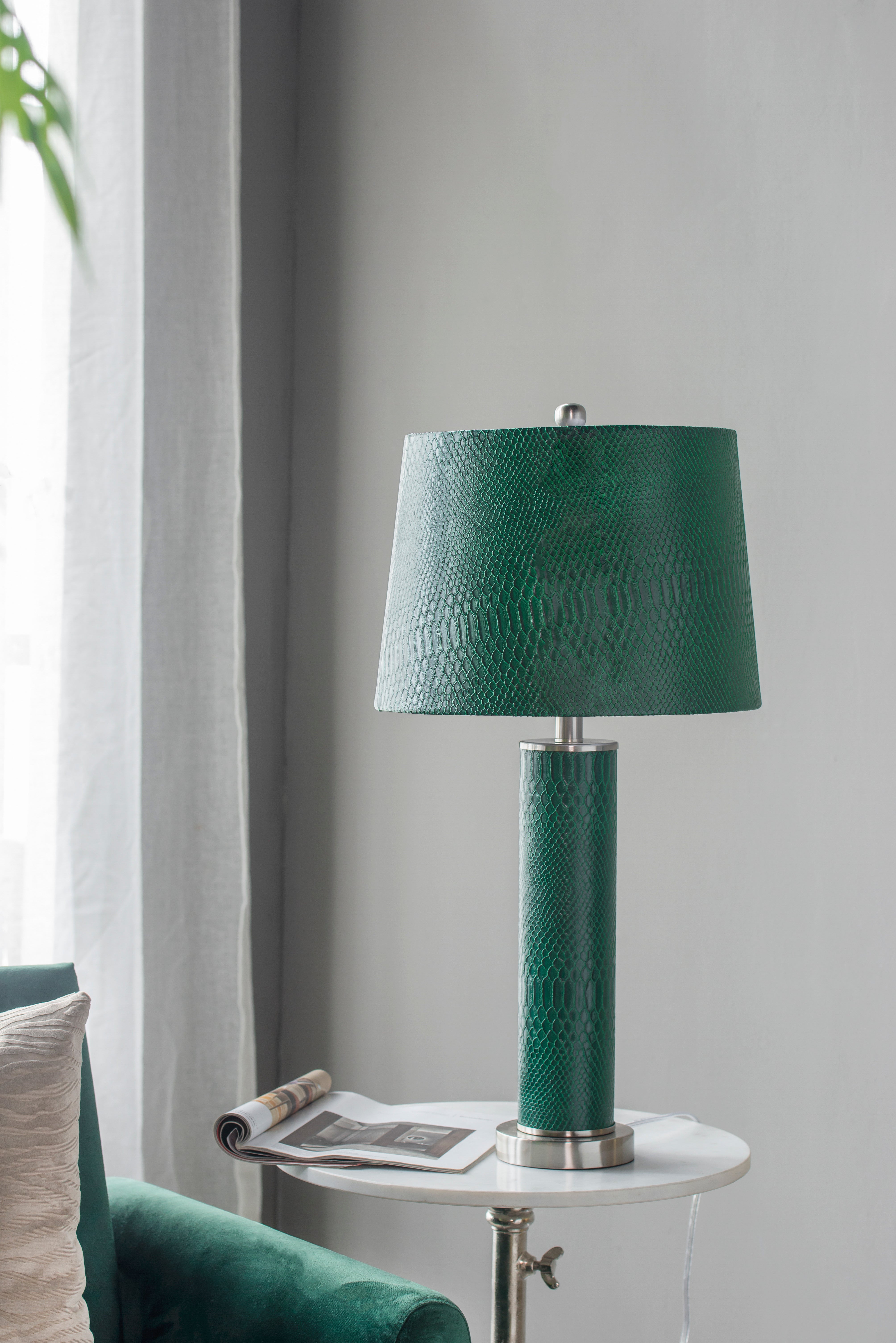 Leather Table Lamp