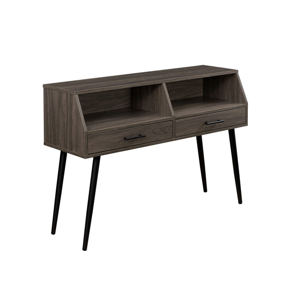 2-Drawer Angled Entry Table - Consoles