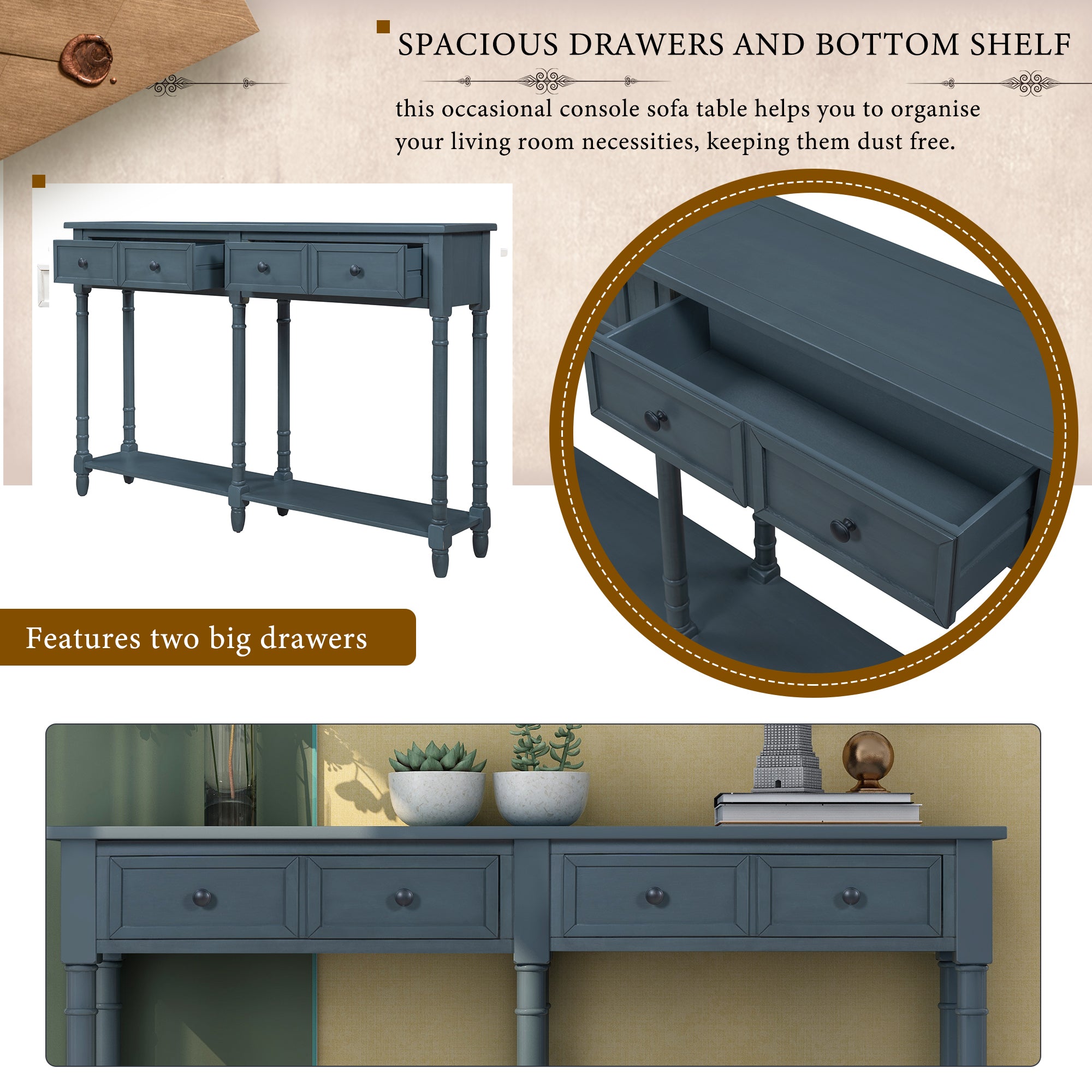 Traditional Console Table
