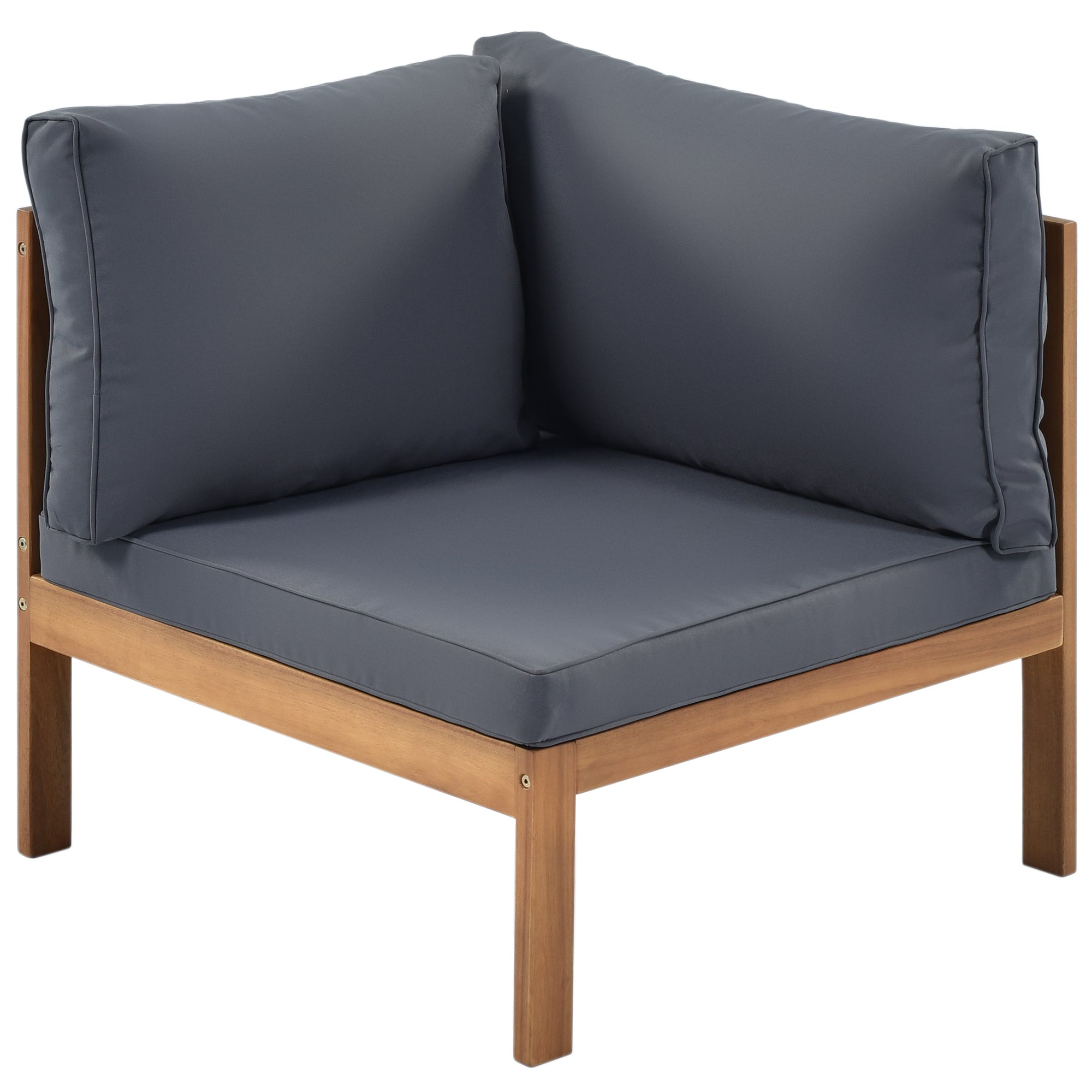 Acacia Wood Outdoor Sofa Seating Set