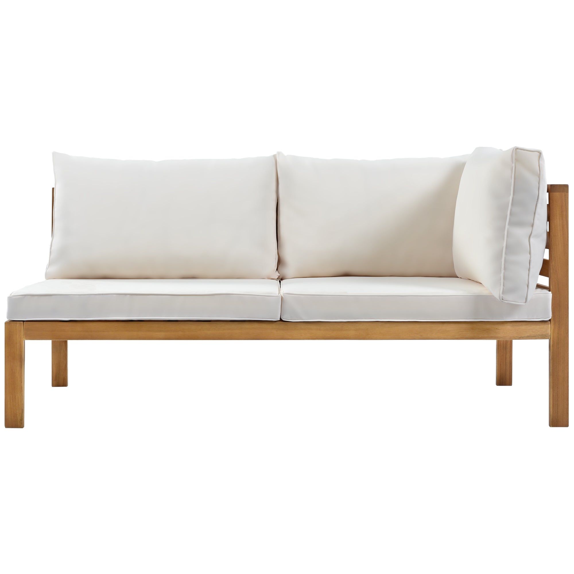 Acacia Wood Outdoor Sofa Seating Set