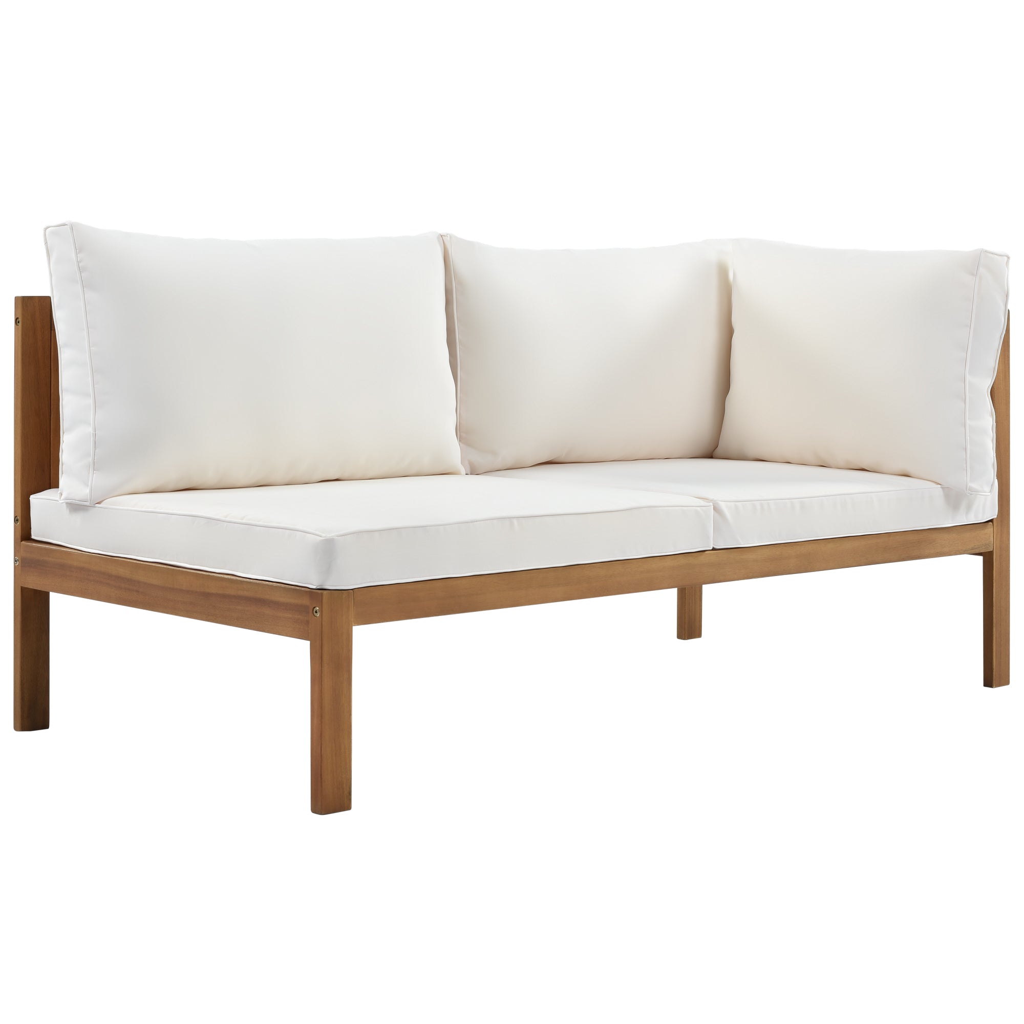 Acacia Wood Outdoor Sofa Seating Set