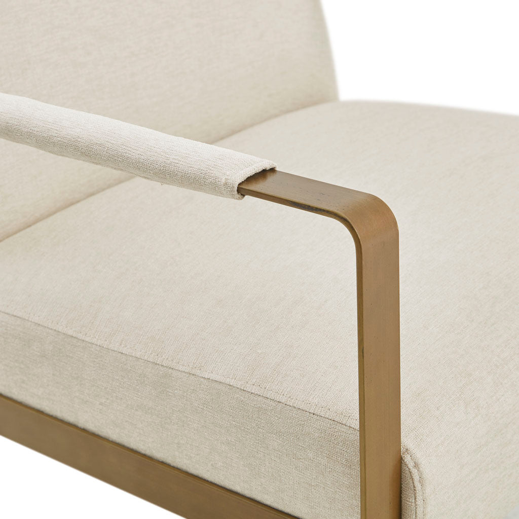 Gold Frame Accent Chair