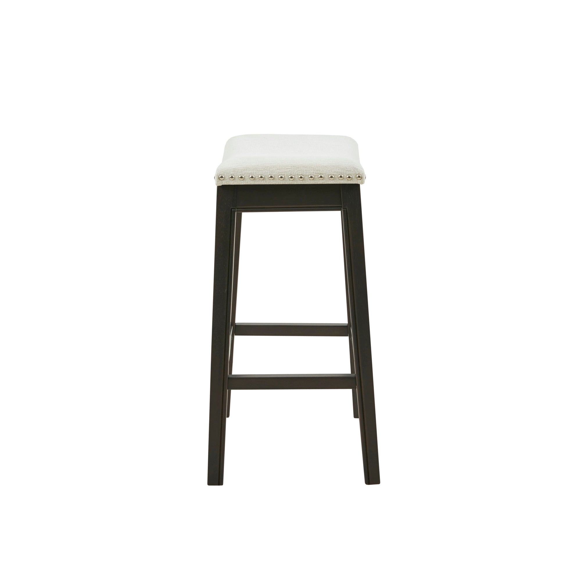 Belfast Saddle Counter Stool with Nailhead Trim