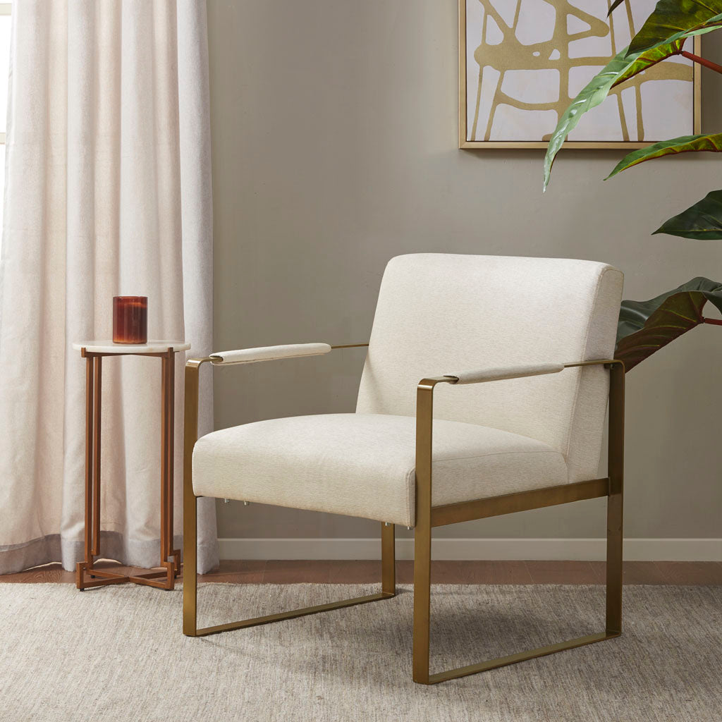 Gold Frame Accent Chair