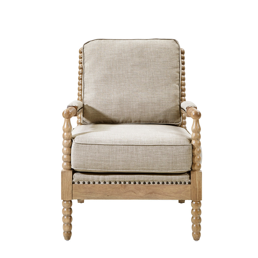 Automata Arm Chair with Open-Back Spindle and Turned Design