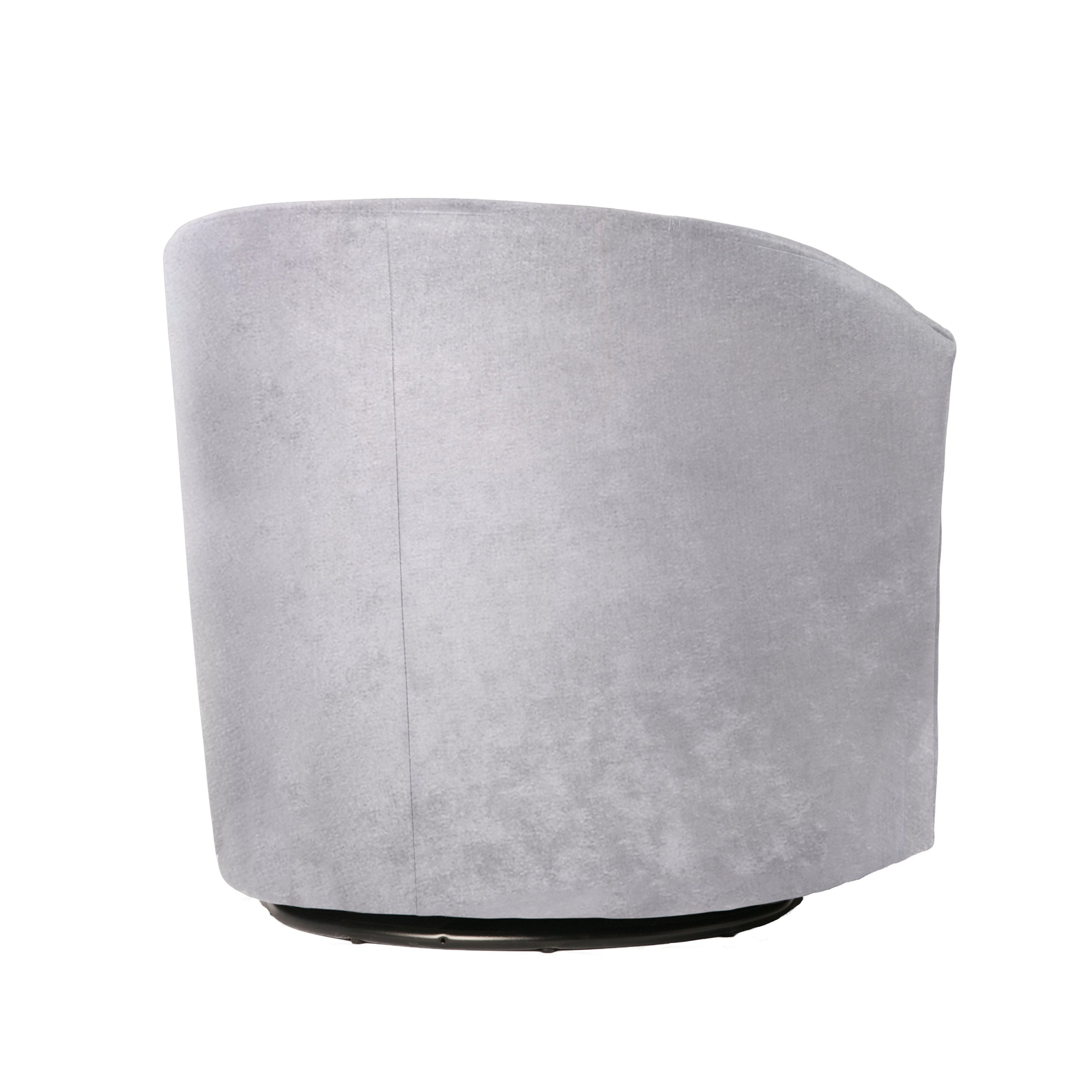 Eden Microfiber Swivel Accent Chair
