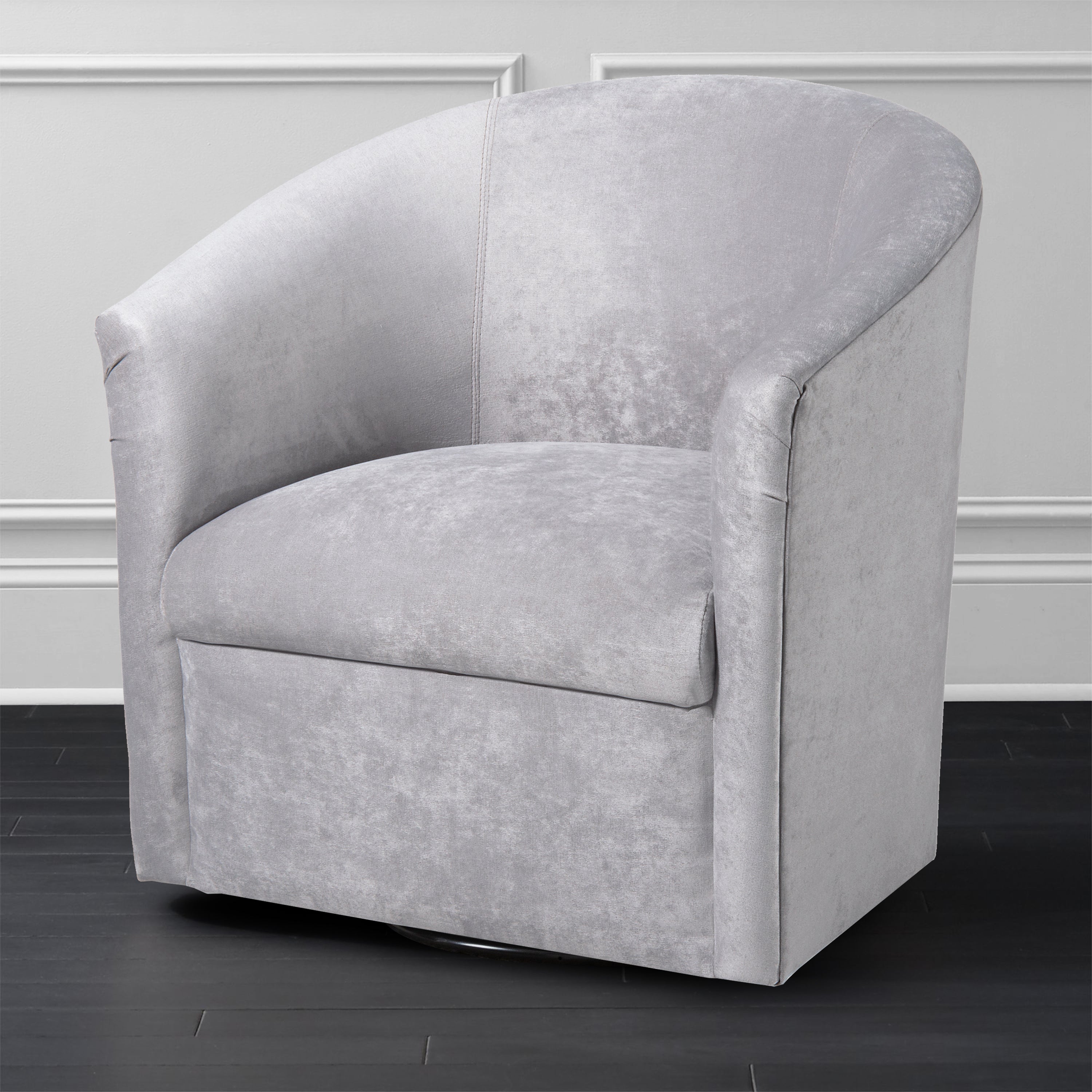 Eden Microfiber Swivel Accent Chair