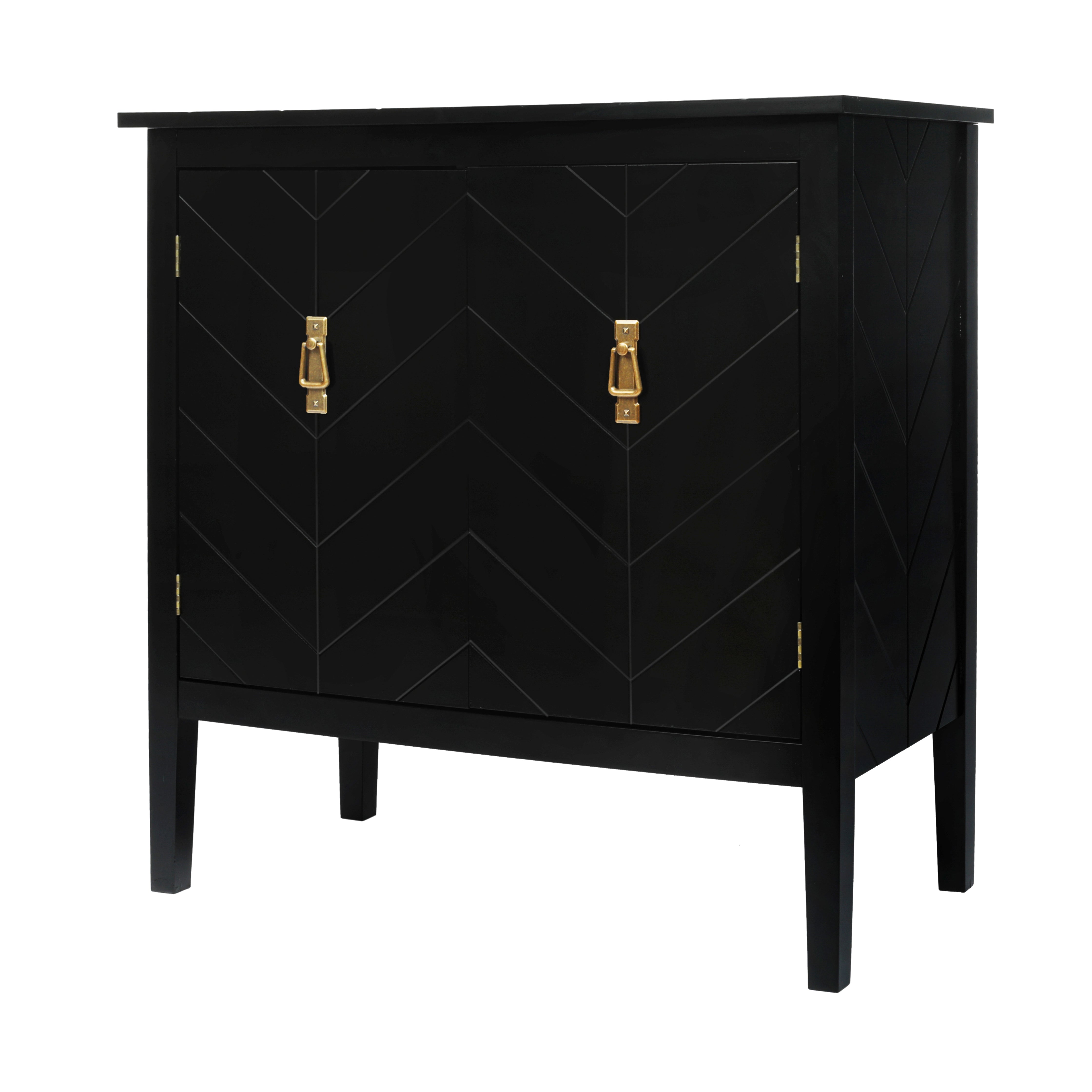 Vintage Style 2-Door Wooden Sideboard
