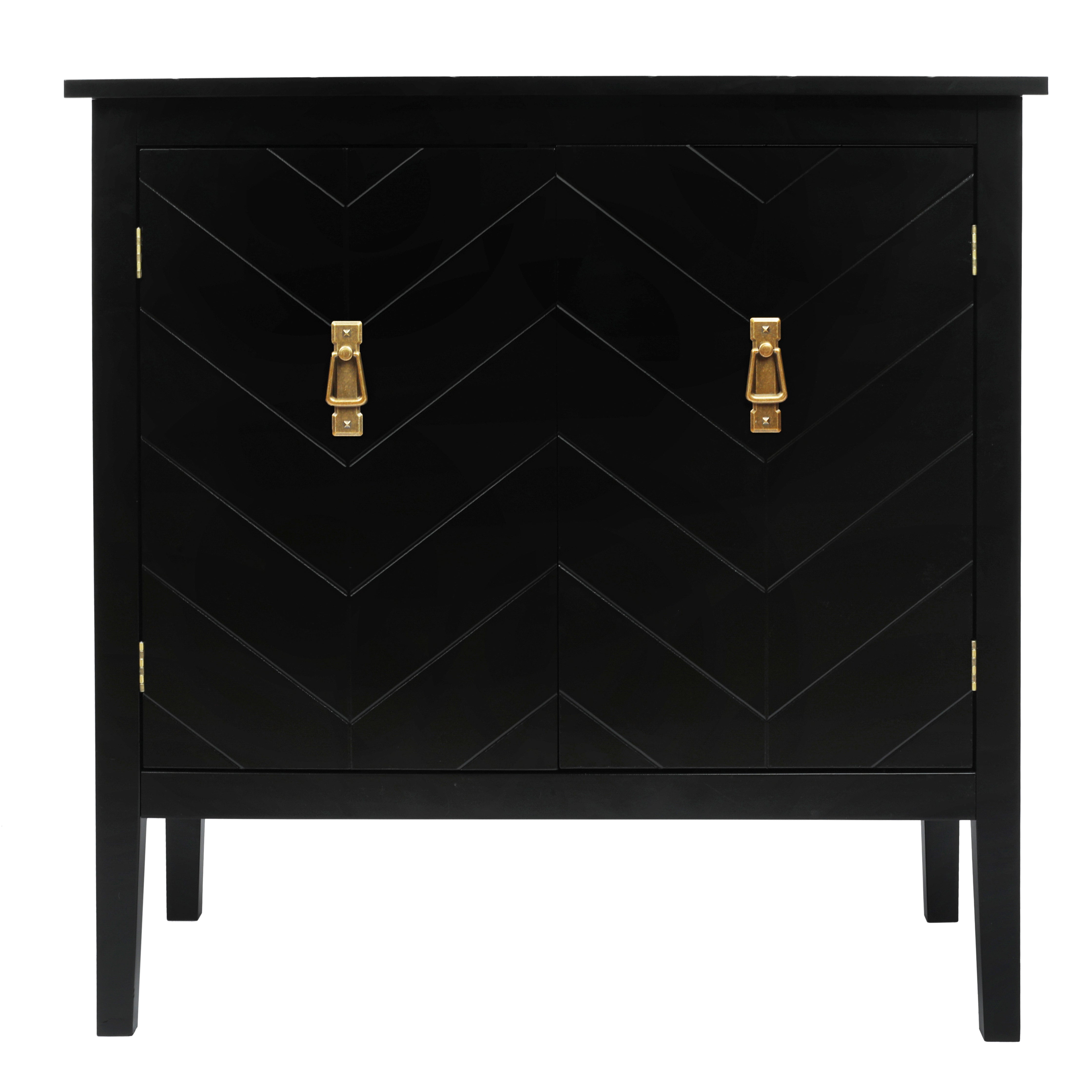 Vintage Style 2-Door Wooden Sideboard