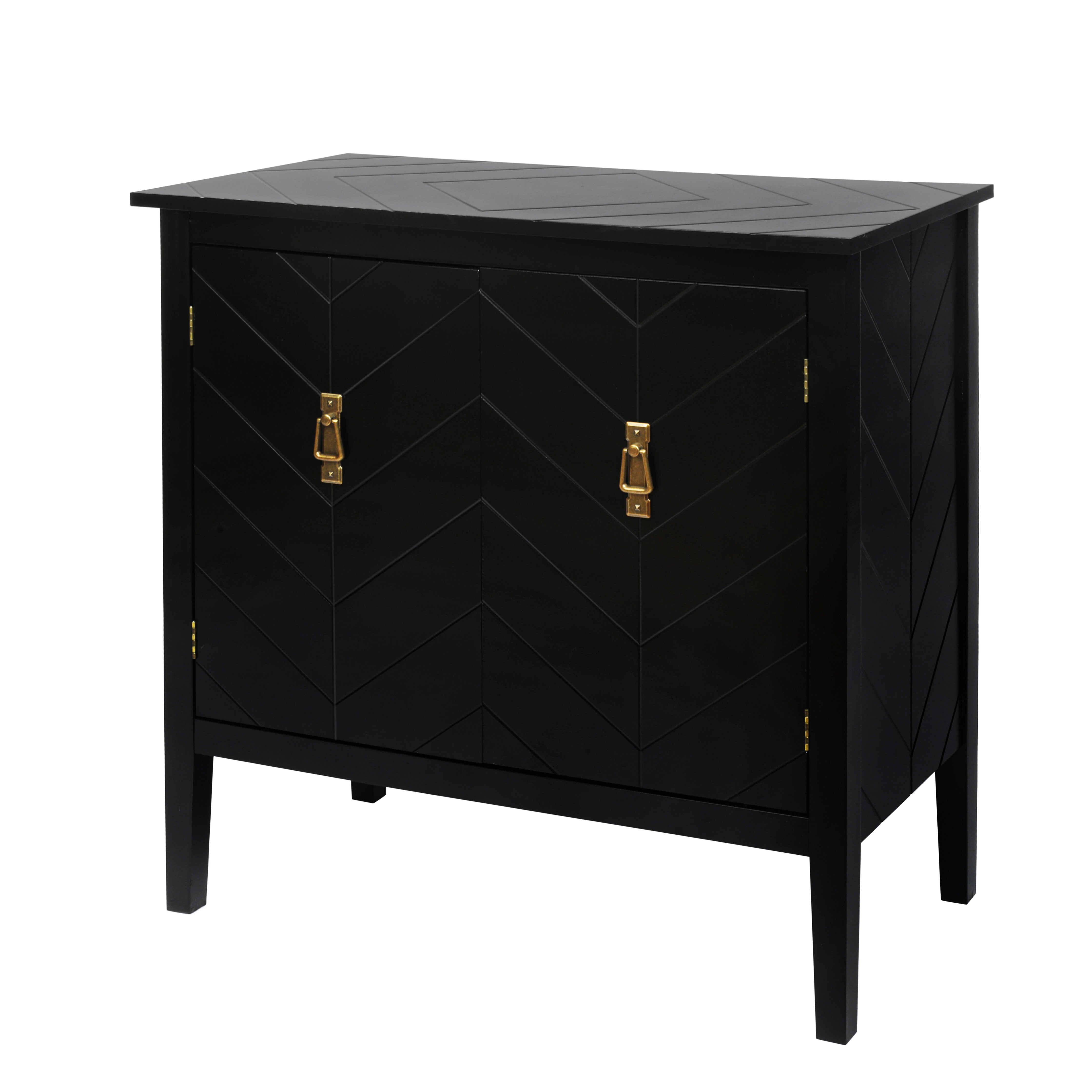 Vintage Style 2-Door Wooden Sideboard