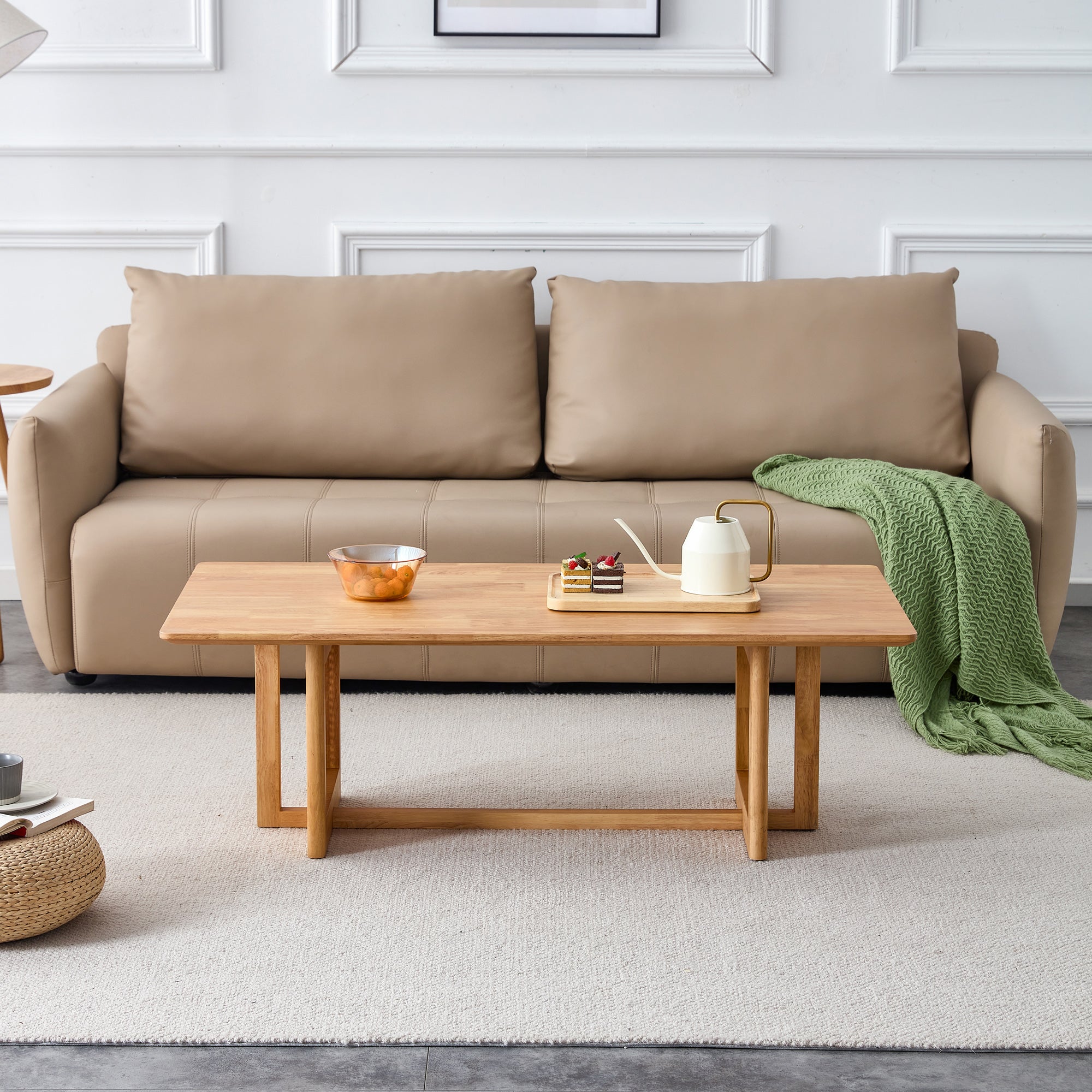 Rattan Solid Wood Coffee Table