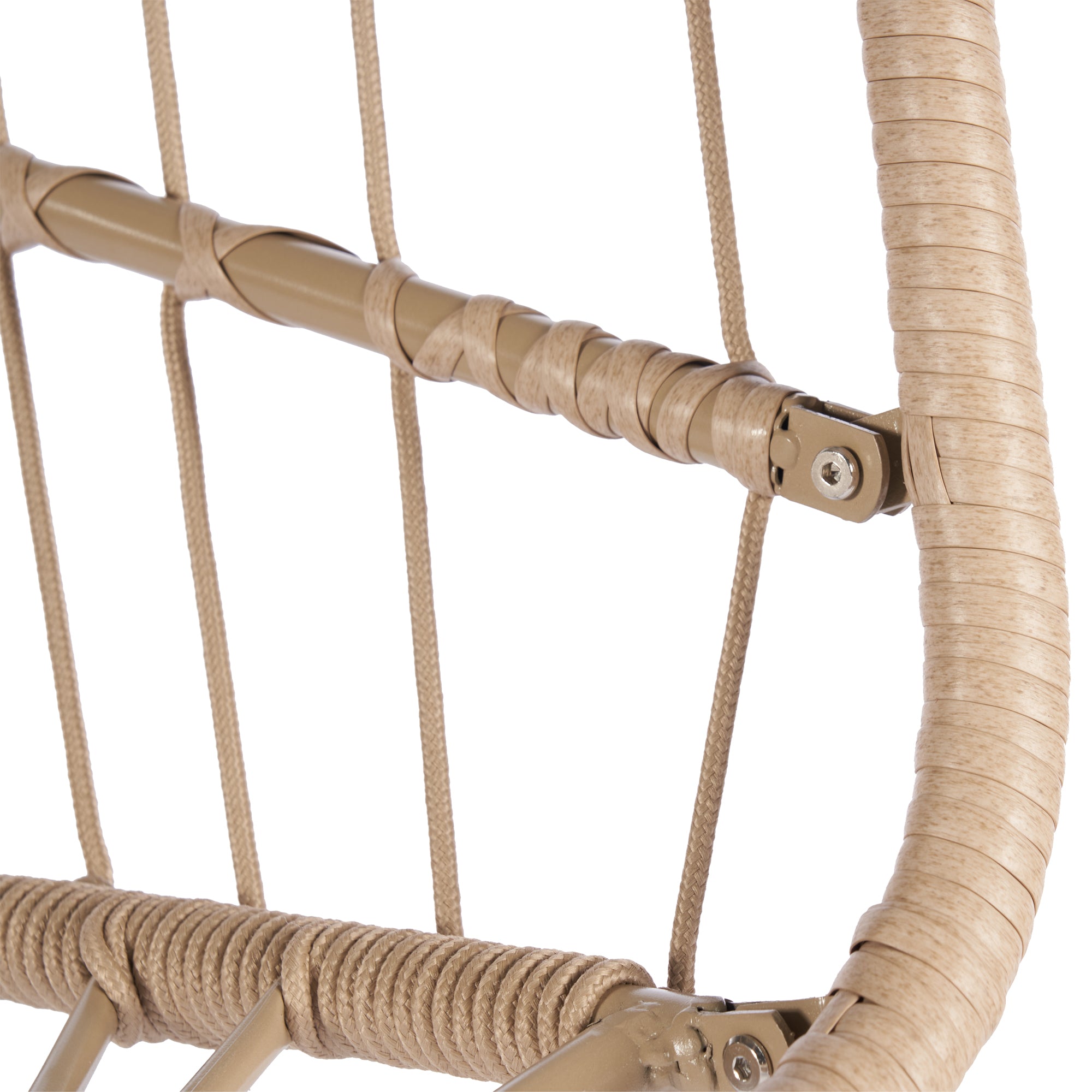 Foldable Rattan Outdoor Swing Chair