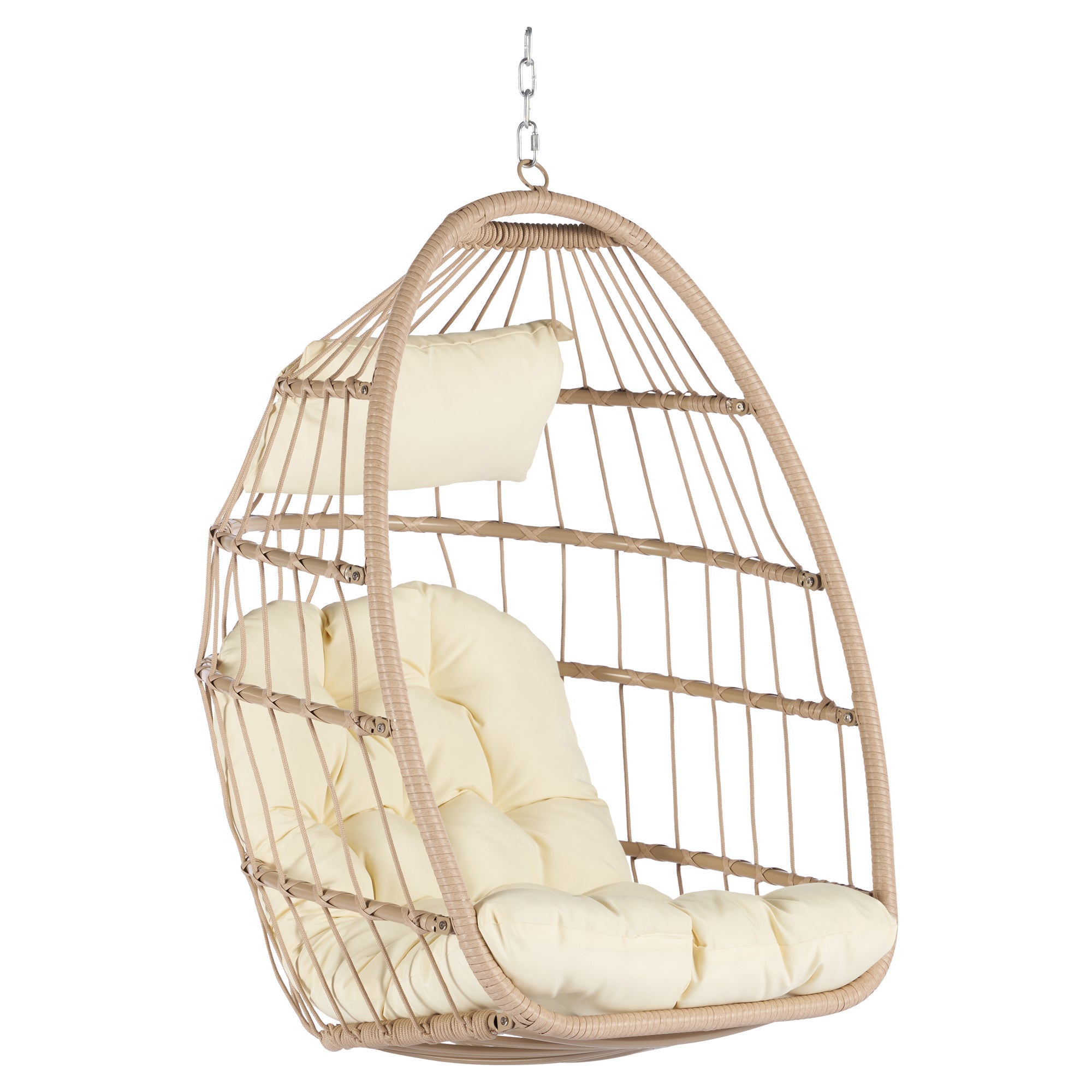 Foldable Rattan Outdoor Swing Chair