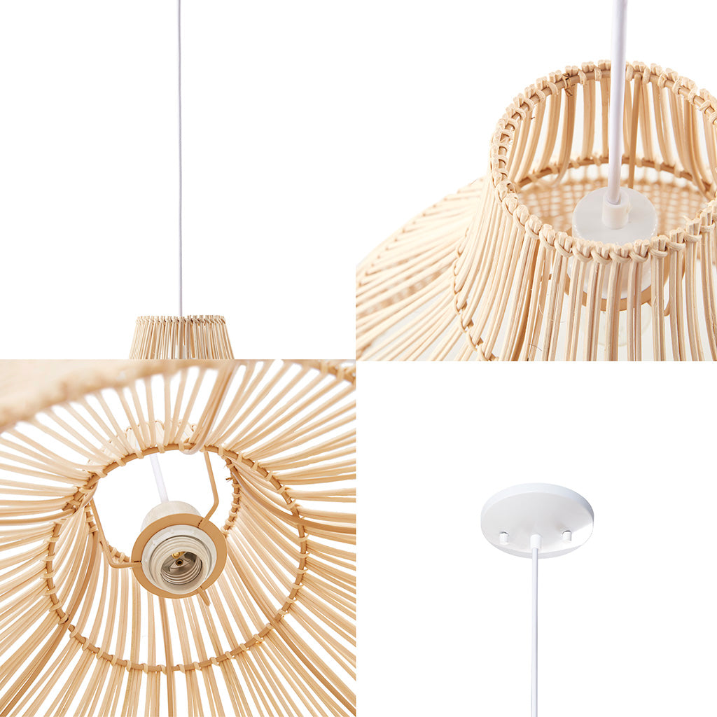Bell Shaped Bamboo Ceiling Light Pendant