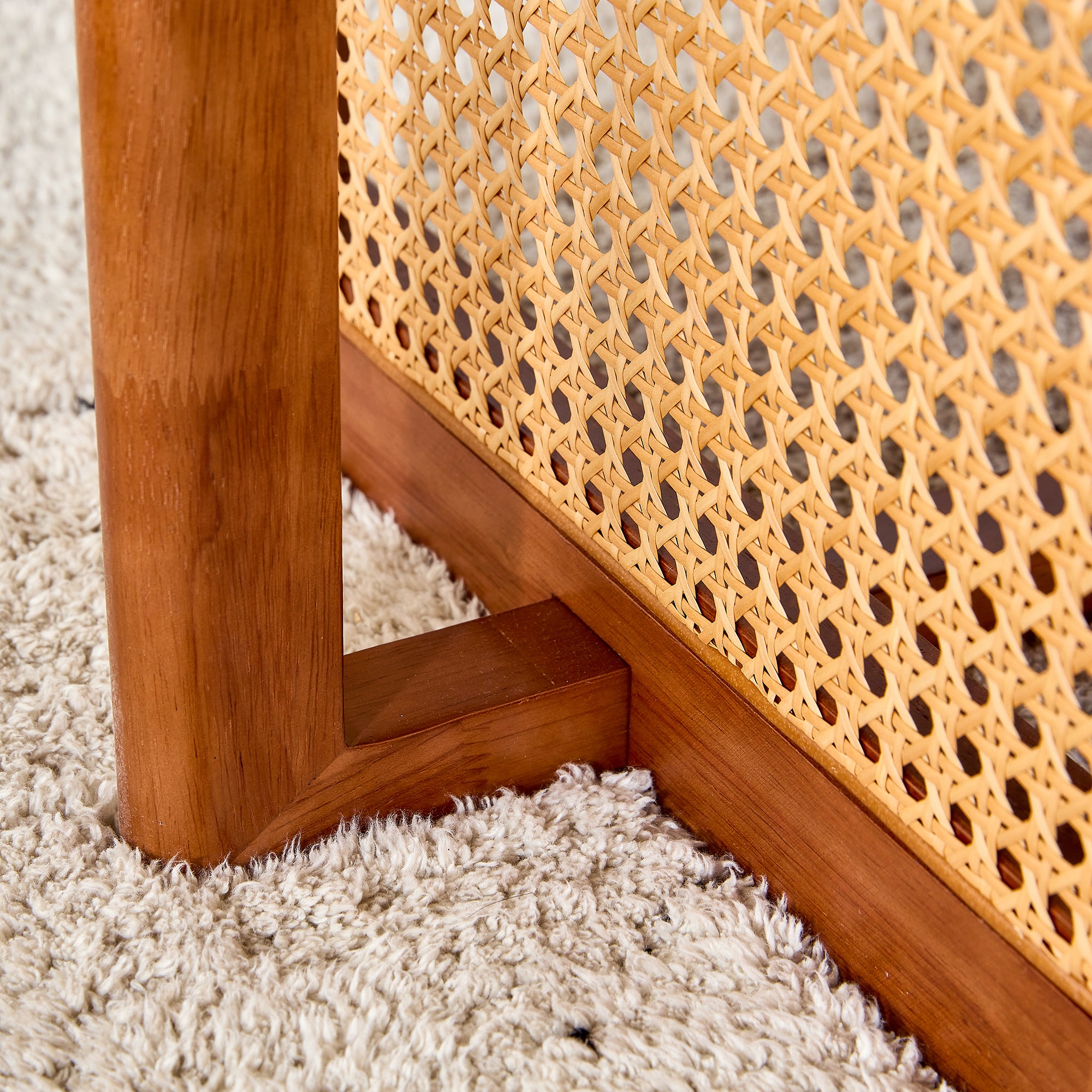 Rattan Solid Wood Coffee Table