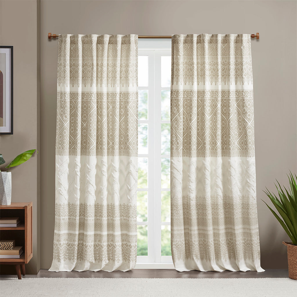 Mila Cotton Printed Curtain Panel, 1 Panel