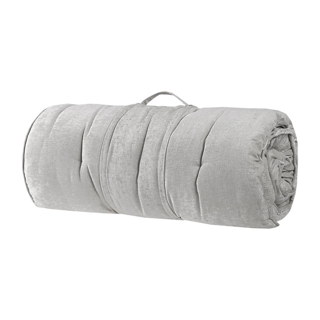 Poly Chenille Lounge Floor Pillow Cushion Blush 27" x 74"