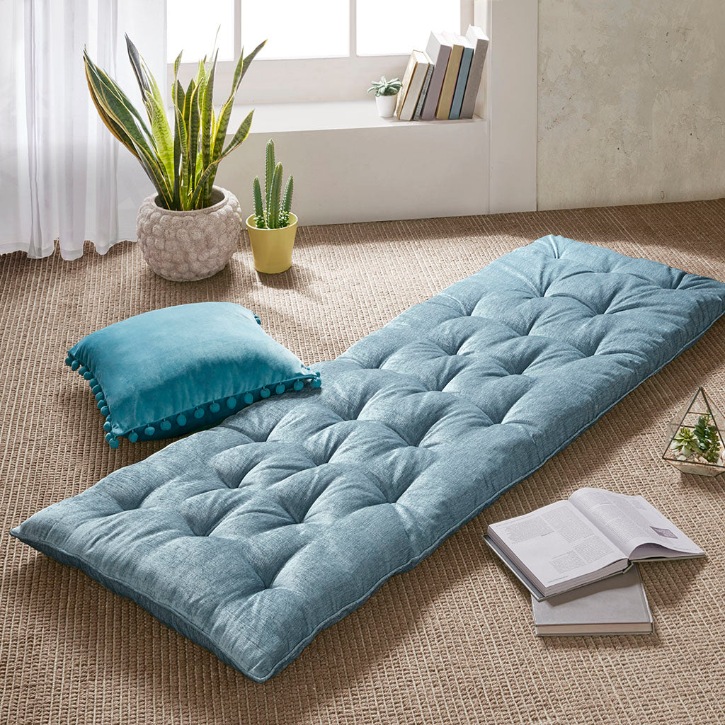 Poly Chenille Lounge Floor Pillow Cushion Blush 27" x 74"