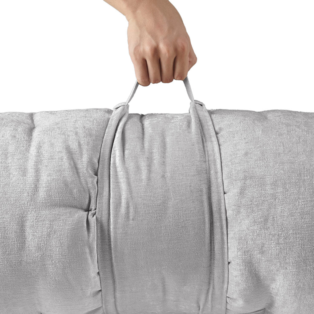 Poly Chenille Lounge Floor Pillow Cushion Blush 27" x 74"