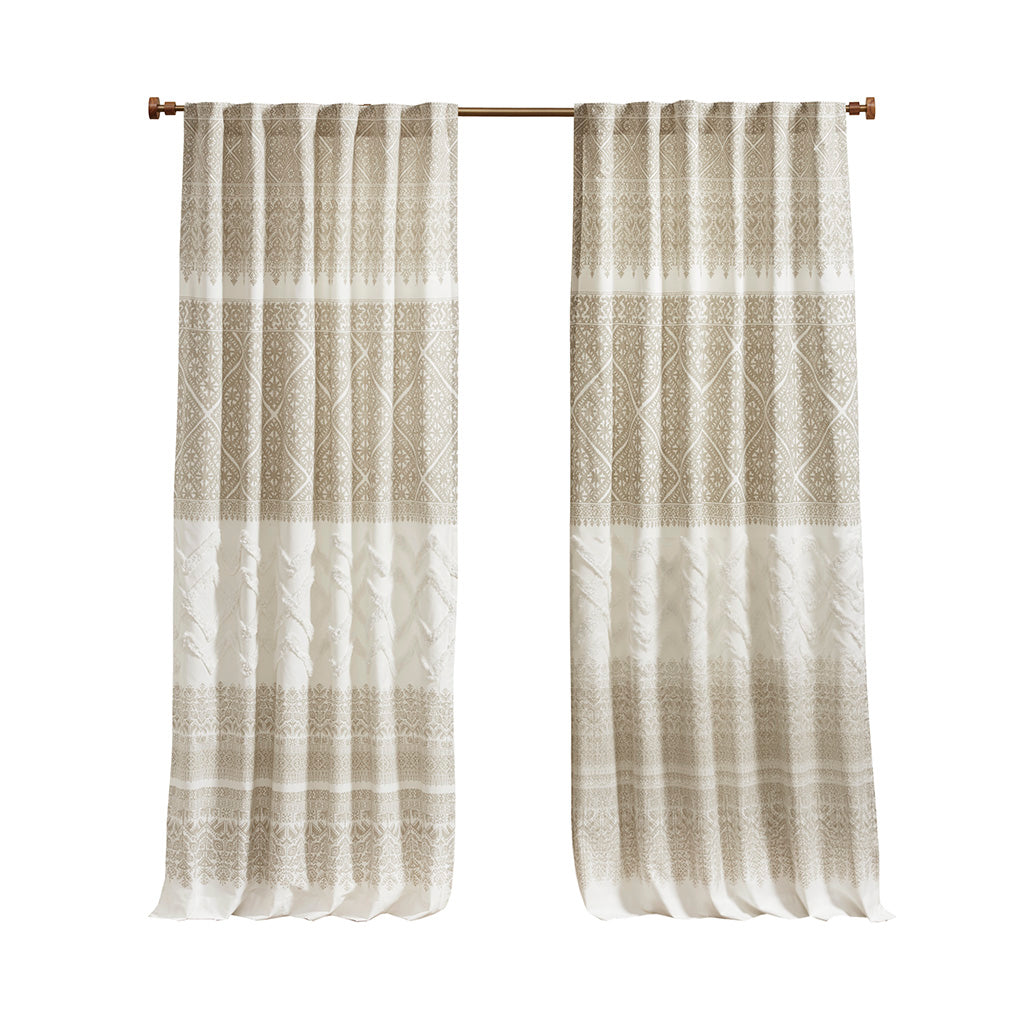 Mila Cotton Printed Curtain Panel, 1 Panel